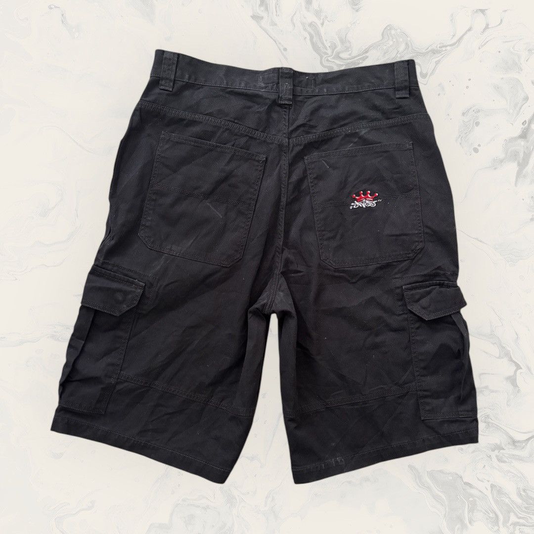 Vintage Y2K JNCO Cargo Denim Shorts Baggy Skater SWAG