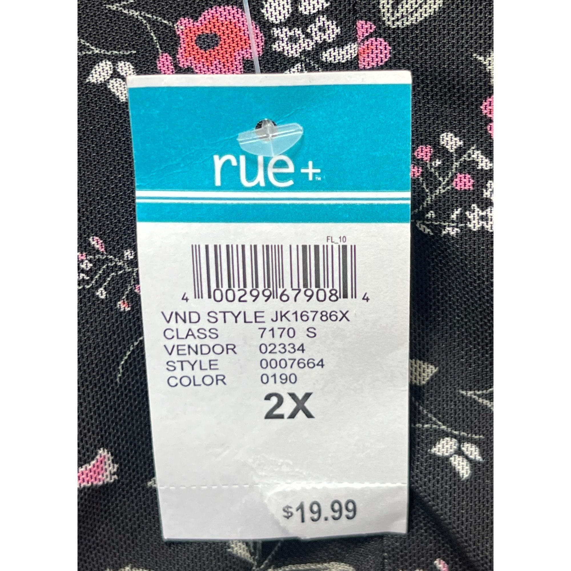 Other Rue + - Women's Tank Top - Black - 2X Size XXL / US 16-18 / IT 52-54 - 6 Thumbnail