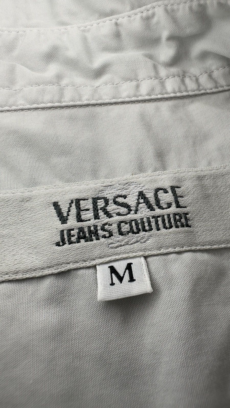 Versace Jeans Couture Versace Jeans Couture Short Sleeve Shirt – Grey M Size US M / EU 48-50 / 2 - 3 Thumbnail