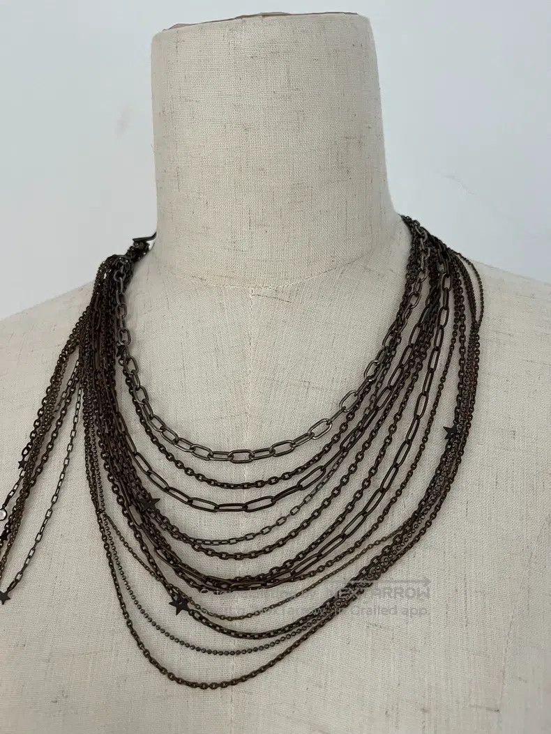 Japanese Brand Japanese Brand Gunda Chain Fringe Star Necklace Size ONE SIZE - 4 Thumbnail