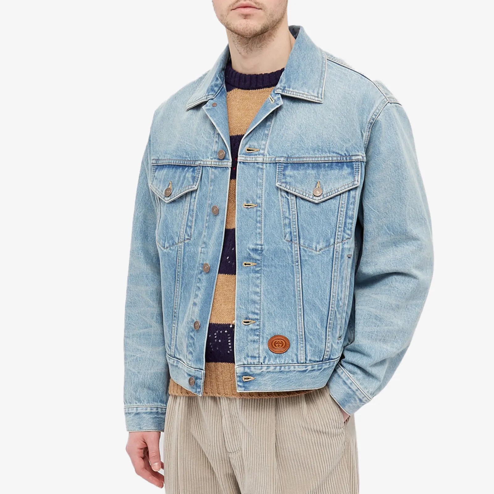 Disney × Gucci Donald Duck Embroidered Denim Jacket Size 56 Size US XXL / EU 58 / 5 - 15 Thumbnail