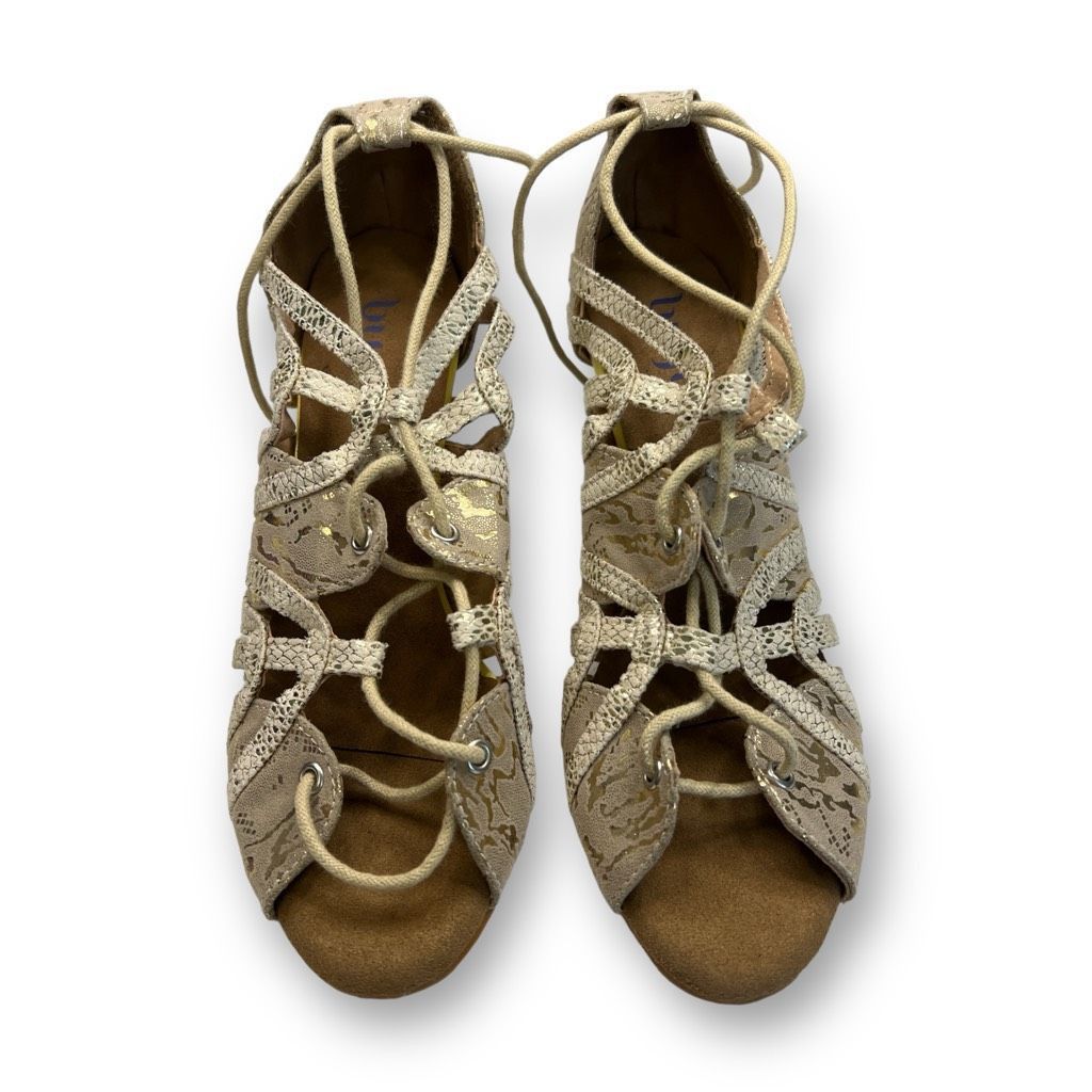 Other Bruju Vaneno Open Toe Lace Up Indoor Dance Heels Size 7 Size US 7 / IT 37 - 2 Thumbnail