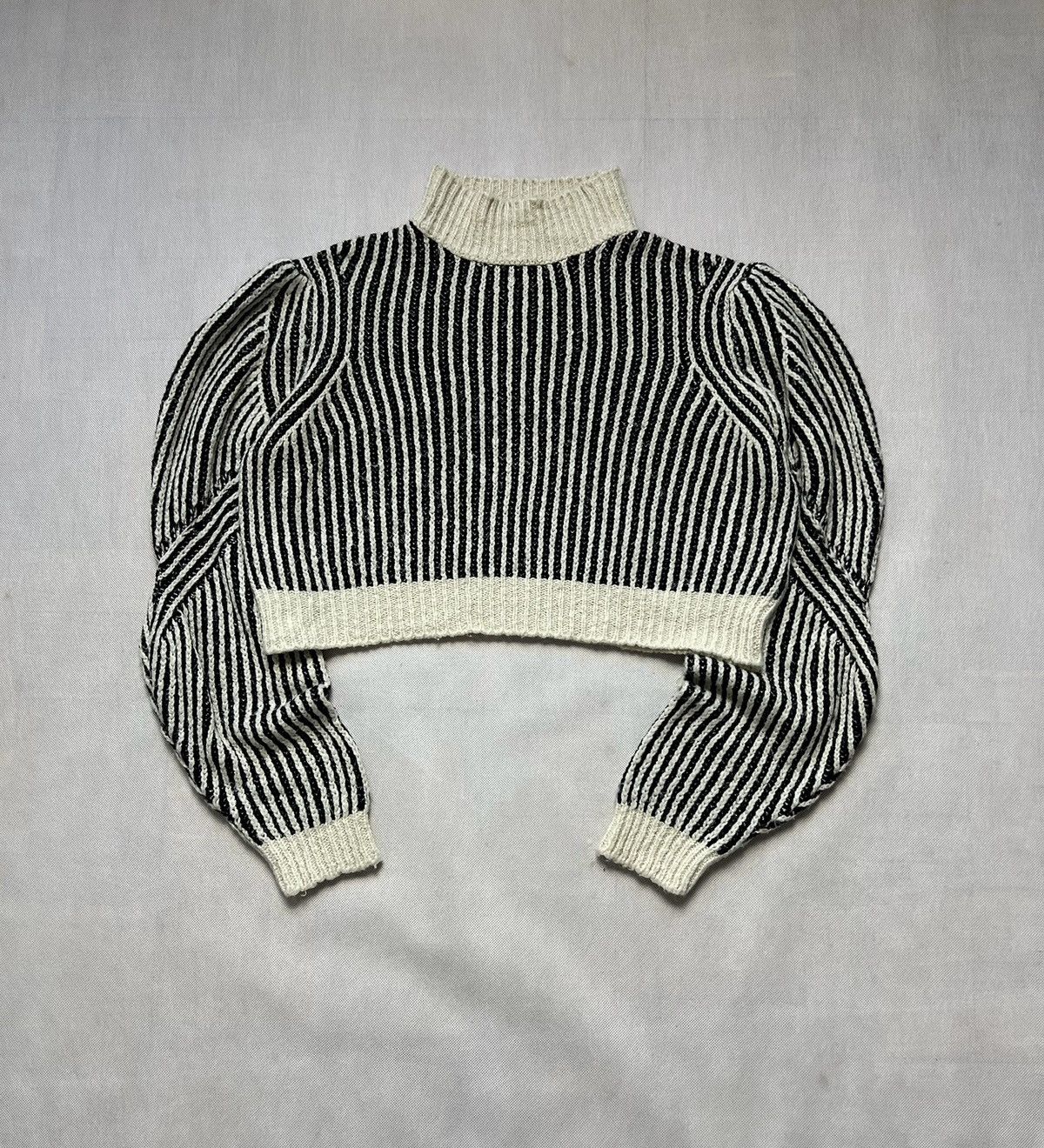 Vintage Oversize Sweater Avant Garde y2k boxy fit Size XS / US 0-2 / IT 36-38 - 1 Thumbnail