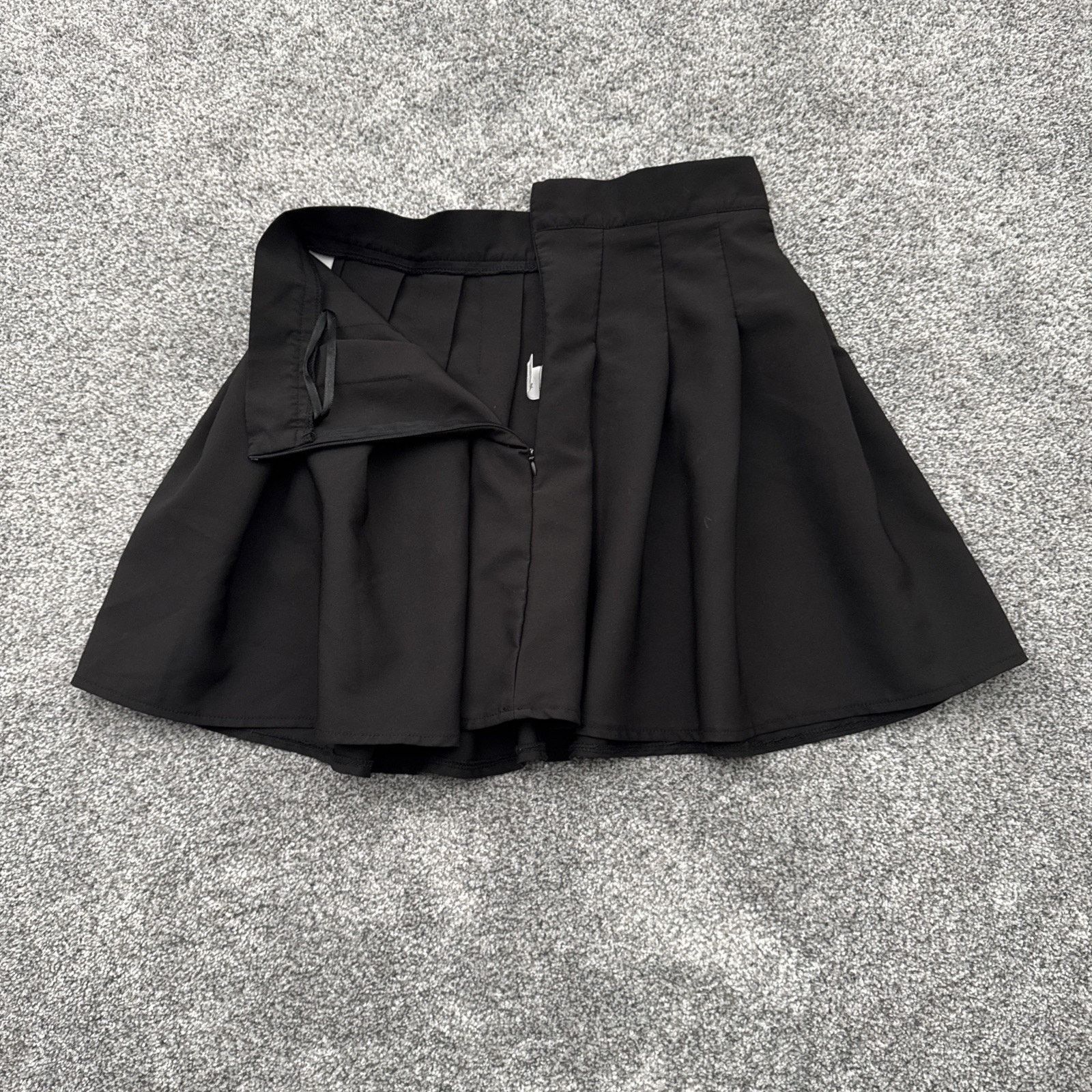 Other Pleated Mini Skirt Large Preppy Goth Schoolgirl Edgy Y2K Size 27" / US 4 / IT 40 - 7 Thumbnail