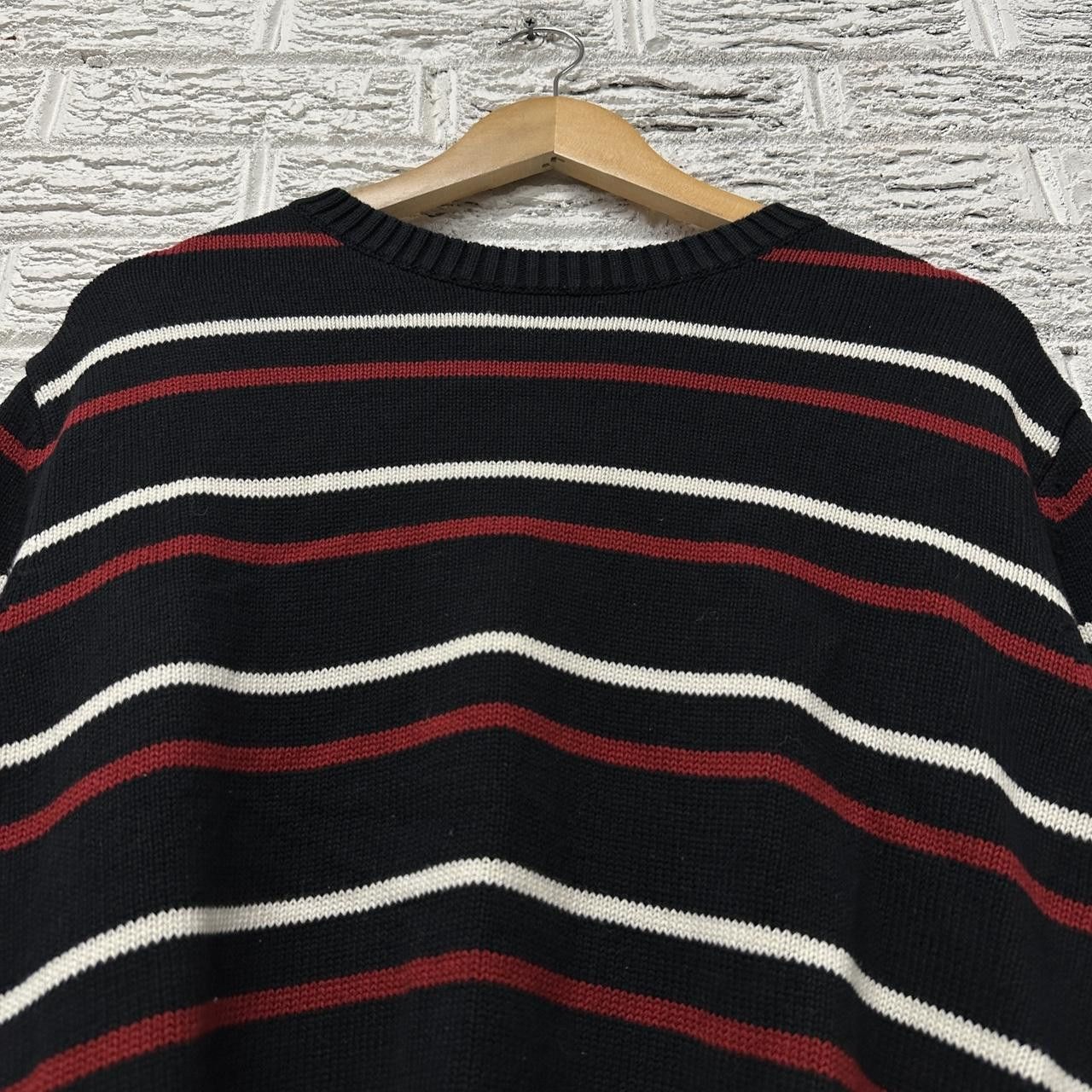 St. Johns Bay × Vintage Vintage St. John’s Bay Striped Sweater Large 100% Cotton Size US L / EU 52-54 / 3 - 2 Thumbnail