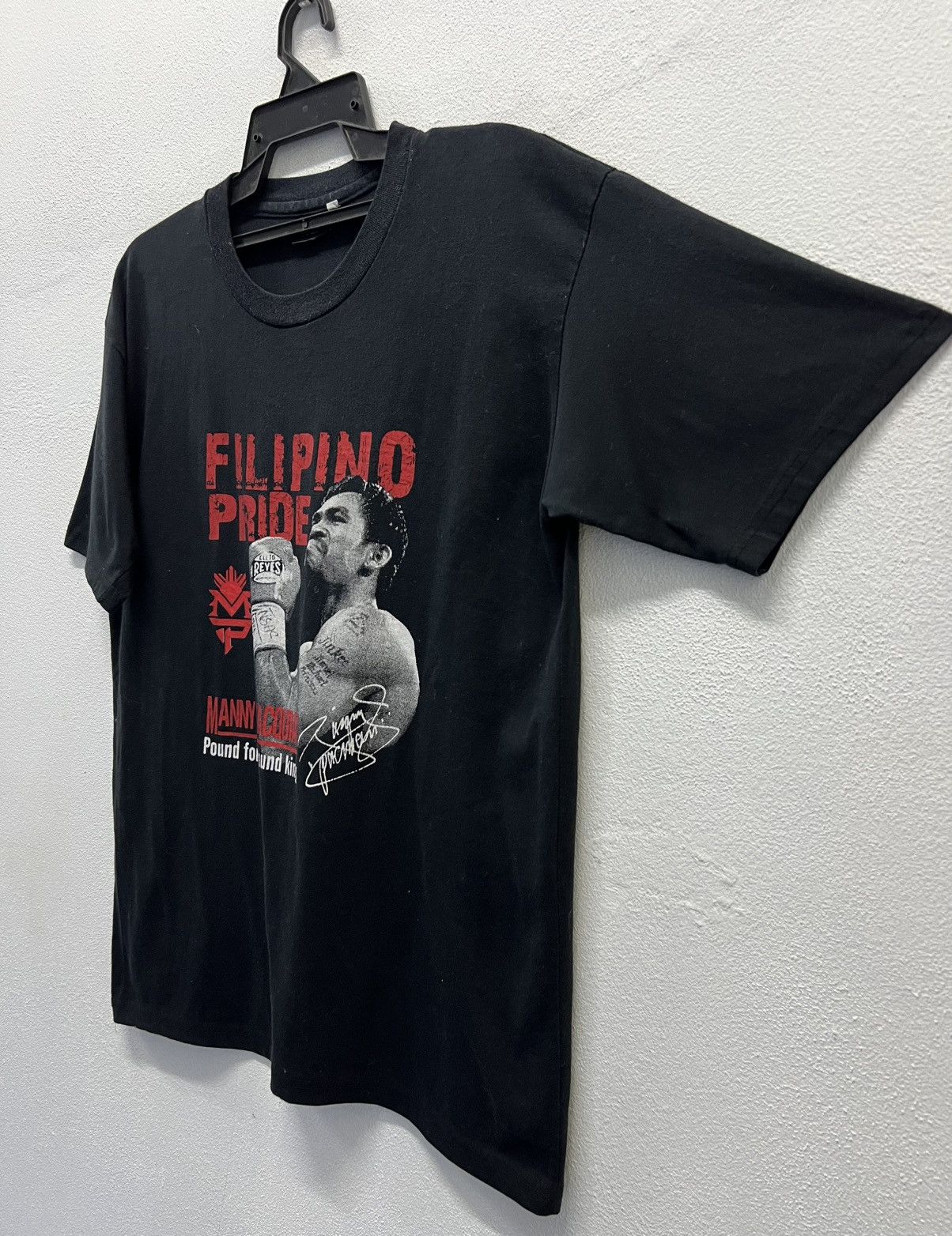 Vintage FILIPINO PRIDE MANNY PACQUIAO POUND FOR POUND KING SHIRT Size US XL / EU 56 / 4 - 4 Thumbnail