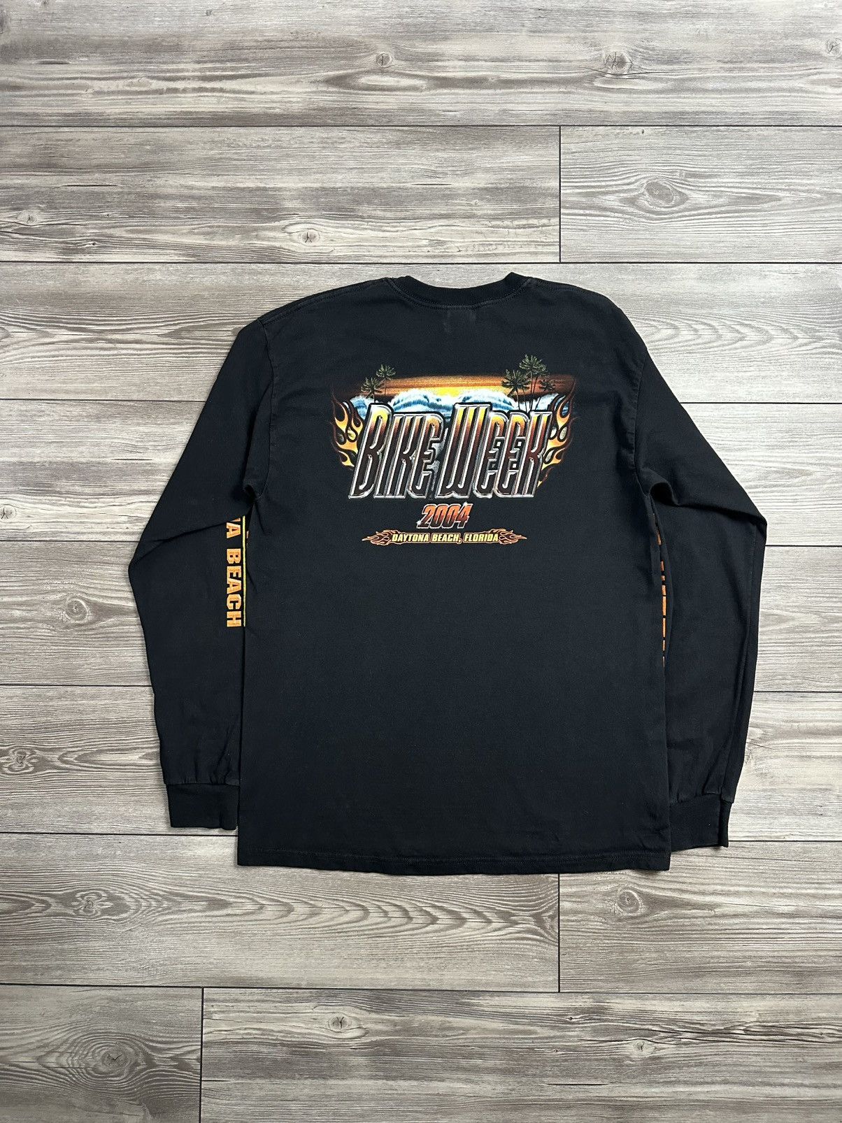 Harley Davidson Crazy Vintage Y2K Daytona Beach Bike Week Longsleeve Size US L / EU 52-54 / 3 - 2 Thumbnail