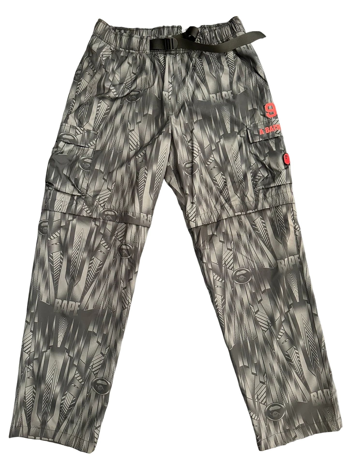 Bape A Bathing Ape Geometric Camo Cargo Pants Size XL Size US 36 / EU 52 - 1 Thumbnail