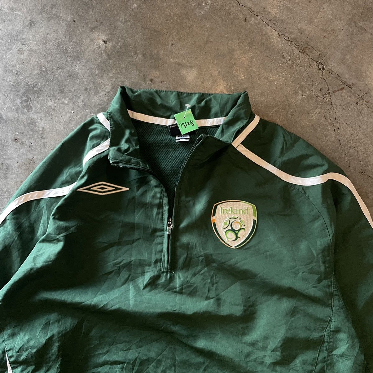 Umbro × Vintage 2008-09 Ireland Umbro 1/4 Zip Track Jacket Size US M / EU 48-50 / 2 - 2 Thumbnail