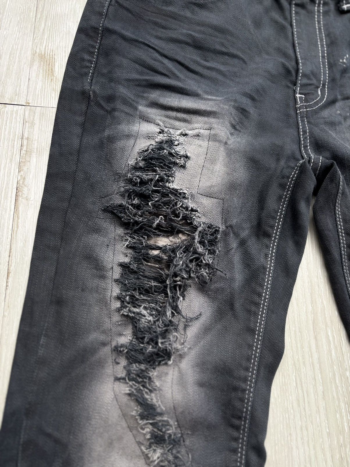 Japanese Brand RENAULT lace up flare jeans Size US 28 / EU 44 - 2 Thumbnail
