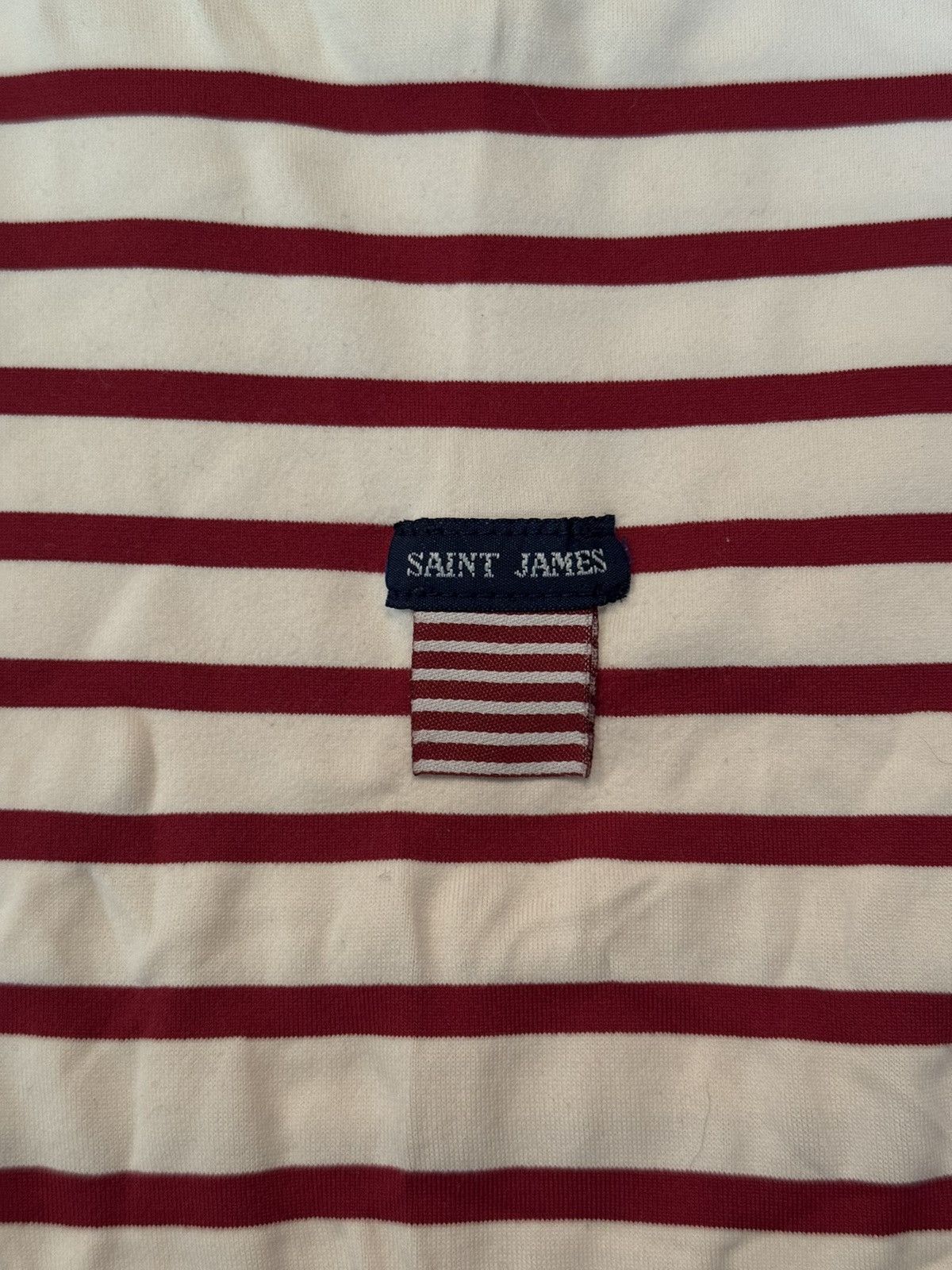 A$AP Rocky × Saint James × Vintage Saint James ASAP Rocky style centre logo striped t-shirt Y2K Size M / US 6-8 / IT 42-44 - 5 Thumbnail