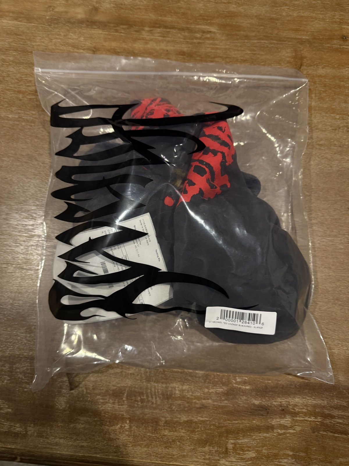 Revenge REVENGE ST. MICHAEL TEE VINTAGE BLACK/RED T SHIRT BRAND NEW Size US XL / EU 56 / 4 - 3 Thumbnail