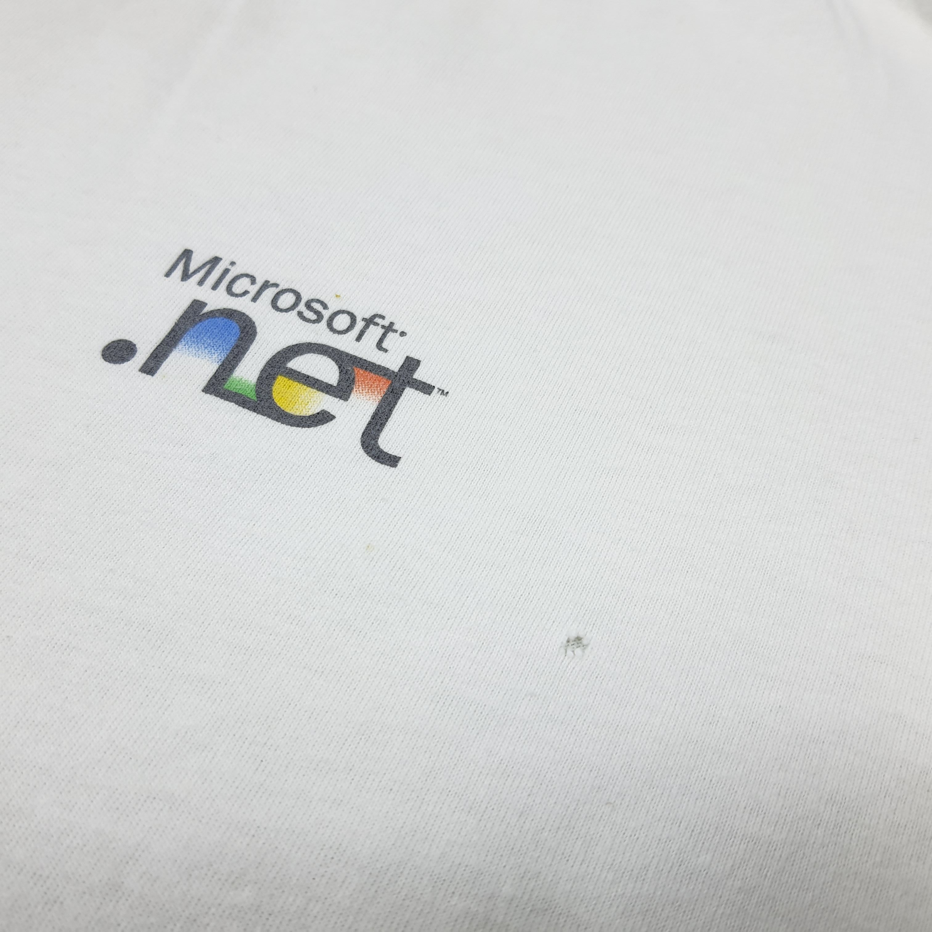 Microsoft × Vintage Vintage Microsoft Net Tech Corporation Comp Tshirt Size US L / EU 52-54 / 3 - 9 Thumbnail