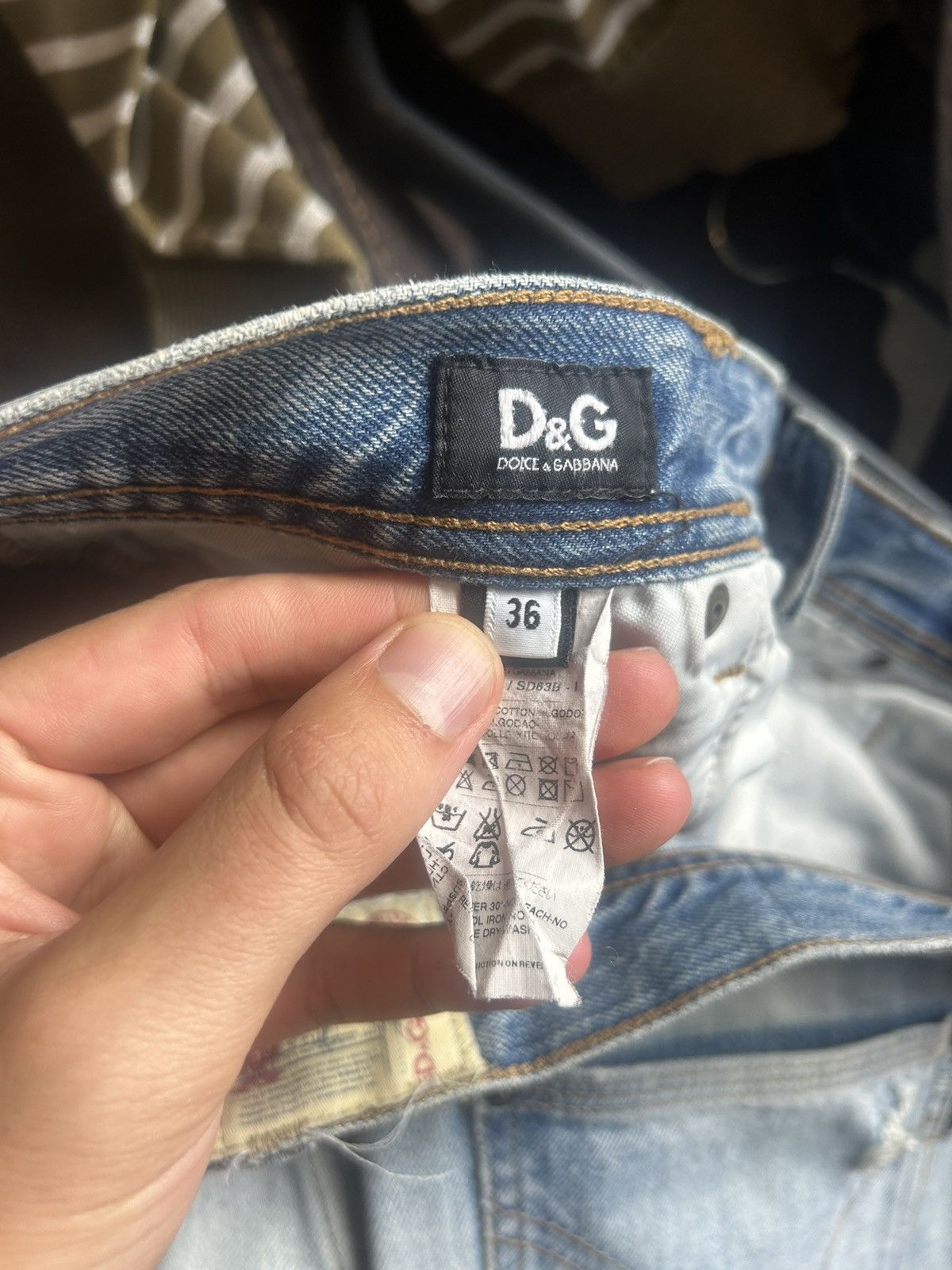 Dolce & Gabbana Light Blue Destroyed Jeans Size US 36 / EU 52 - 16 Thumbnail