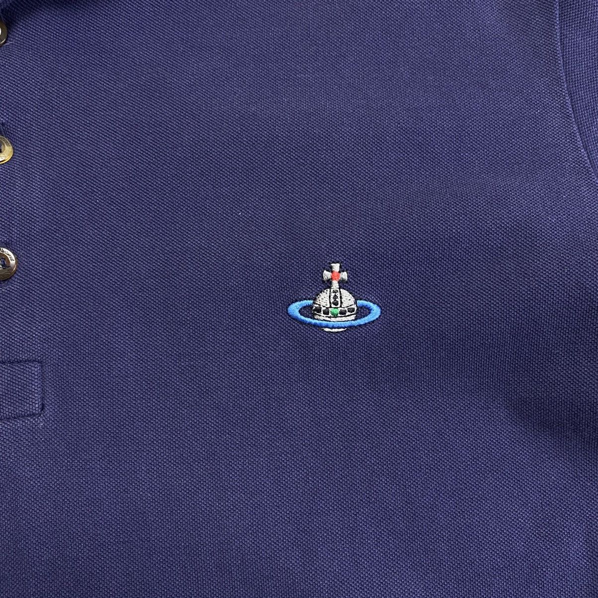 Vivienne Westwood Vivienne Westwood Polo T-Shirt Vintage Small Orb Logo Luxury Size US XL / EU 56 / 4 - 5 Thumbnail