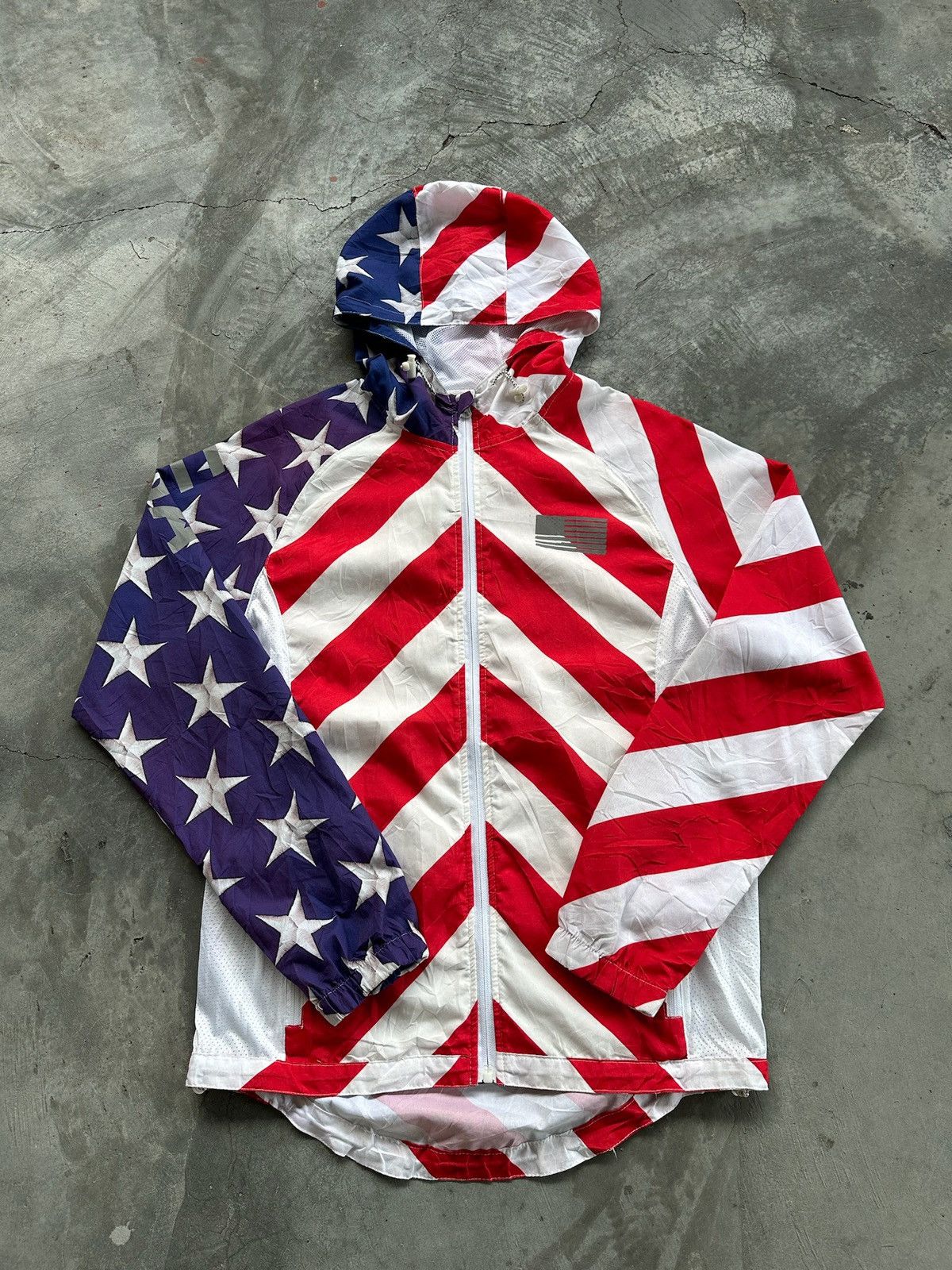 Brooklyn Cloth RARE Design Brooklyn Cloth Full print USA Flag Jacket Size US M / EU 48-50 / 2 - 2 Thumbnail