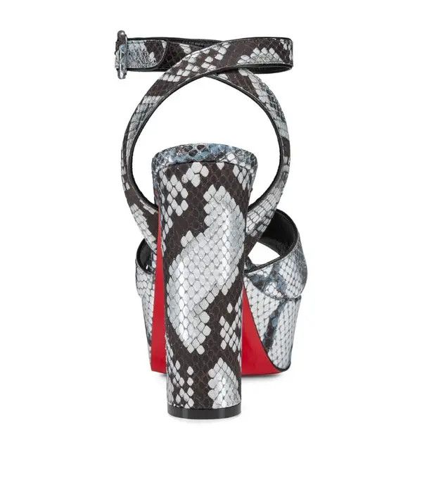 Christian Louboutin oc11z0225 Supra Mariza 130mm Heeled Sandal in Multicolor Size US 5 / IT 35 - 4 Thumbnail