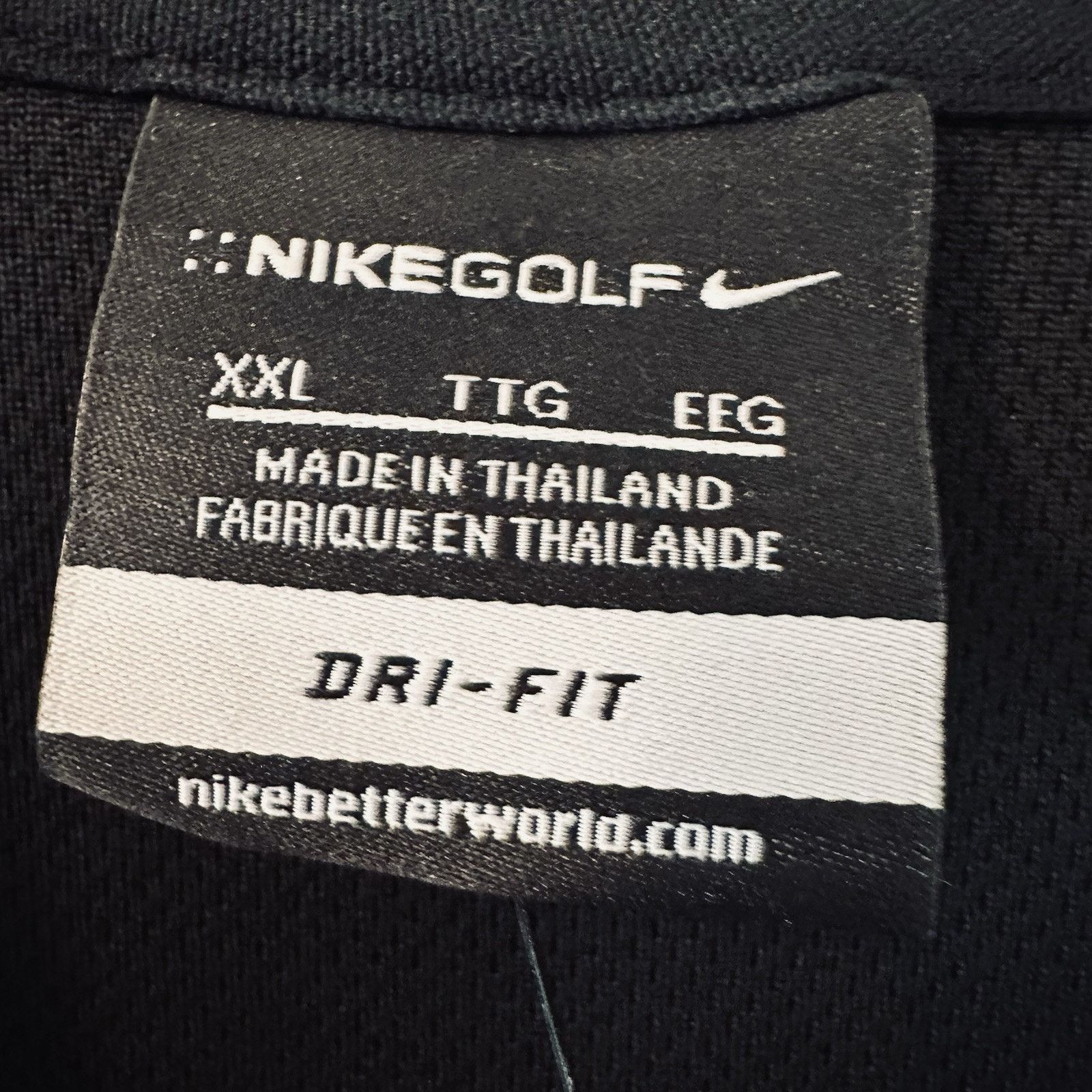 Nike Nike Golf Dri Fit XXL Black Polo ATLAS Embroidery logo NWT Size US XXL / EU 58 / 5 - 5 Thumbnail