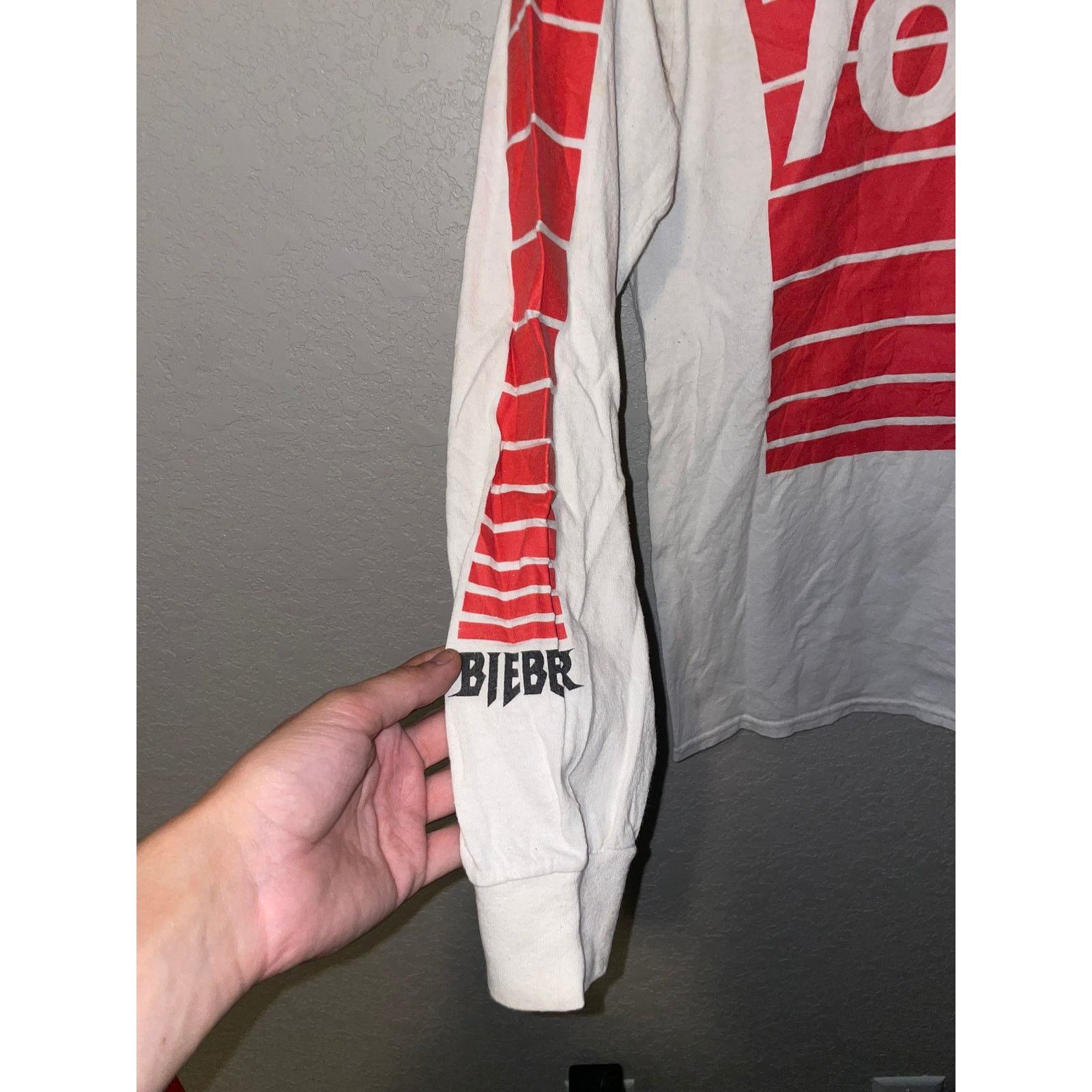Justin Bieber Stadium Tour Justin Bieber Long Sleeve Shirt 2017 Tour Tee S Size US S / EU 44-46 / 1 - 4 Thumbnail