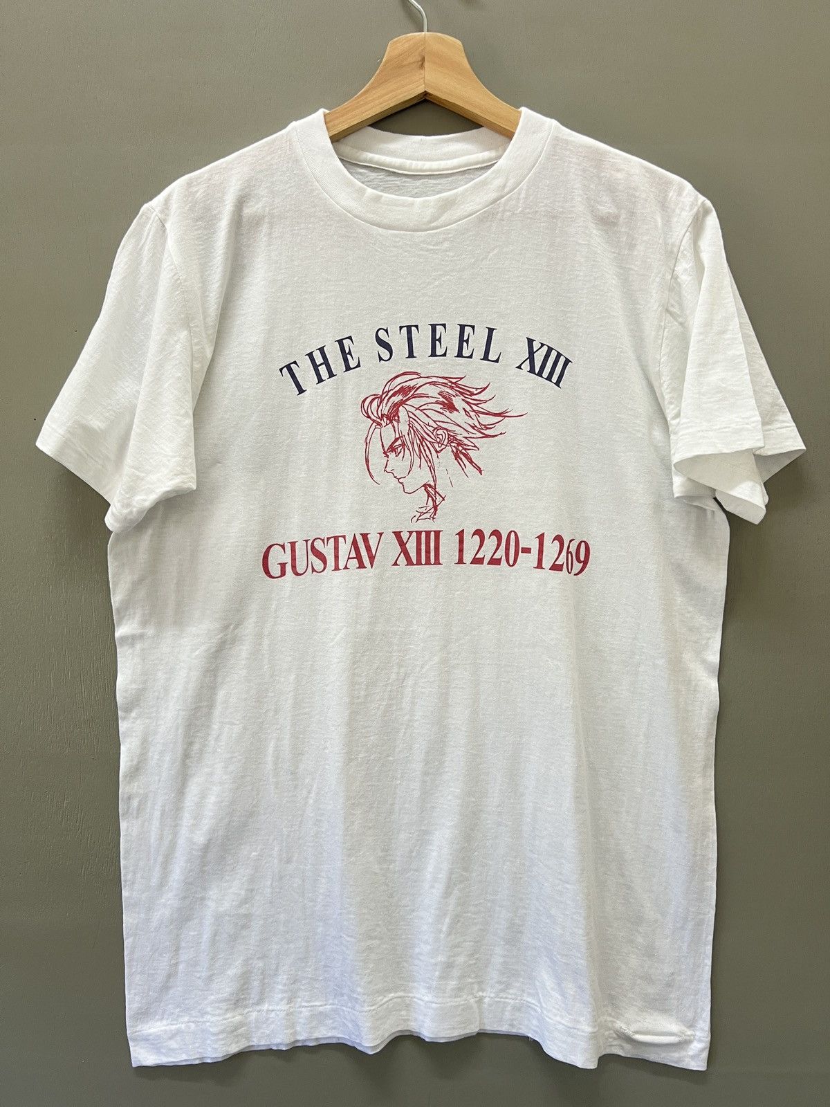 Anime Vintage Saga Frontier 2 Gustav Xiii anime video game tee Size US M / EU 48-50 / 2 - 1 Thumbnail
