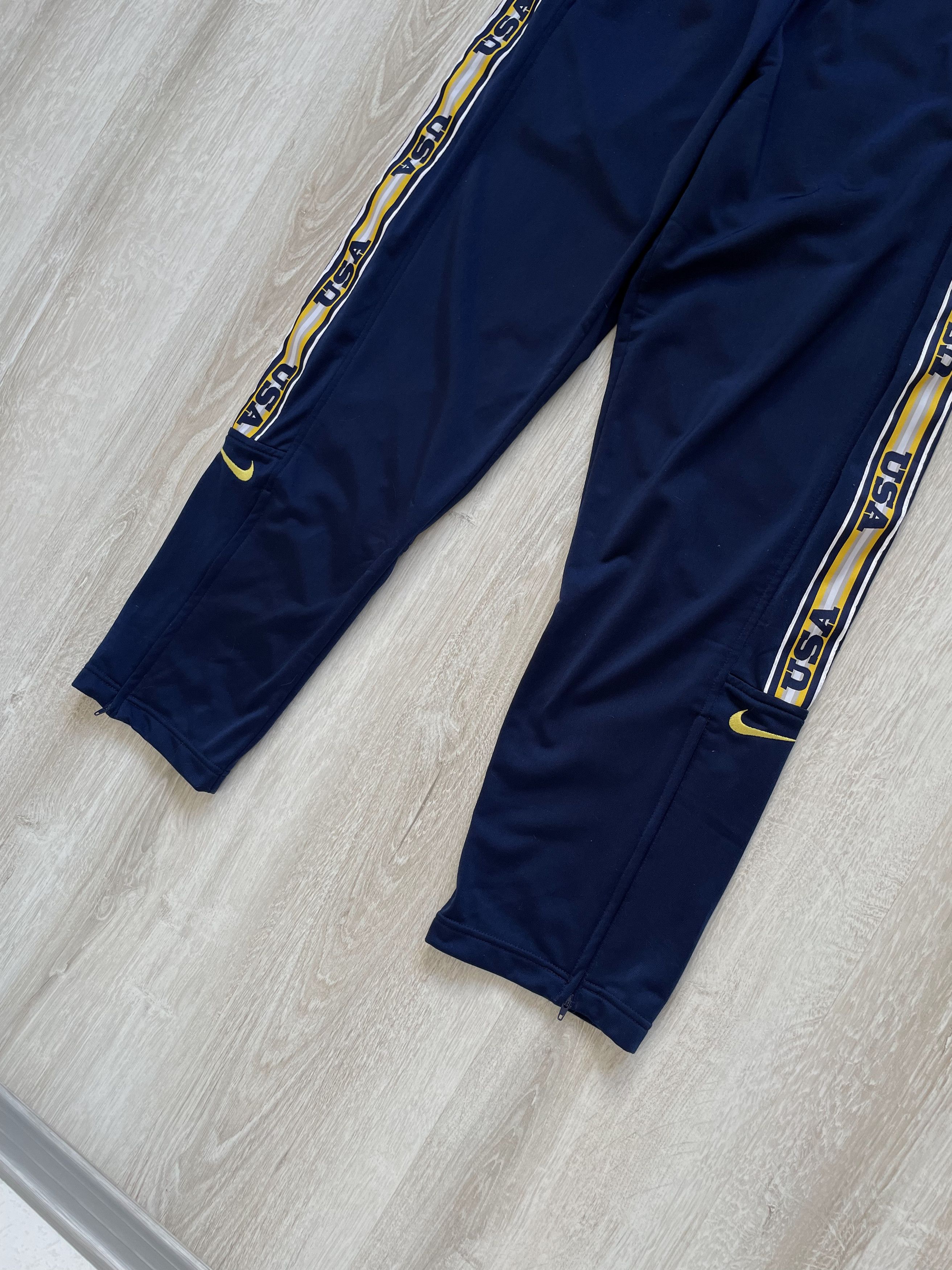 Nike Vintage 90s Nike Monogram Track Pants Size US 32 / EU 48 - 3 Thumbnail