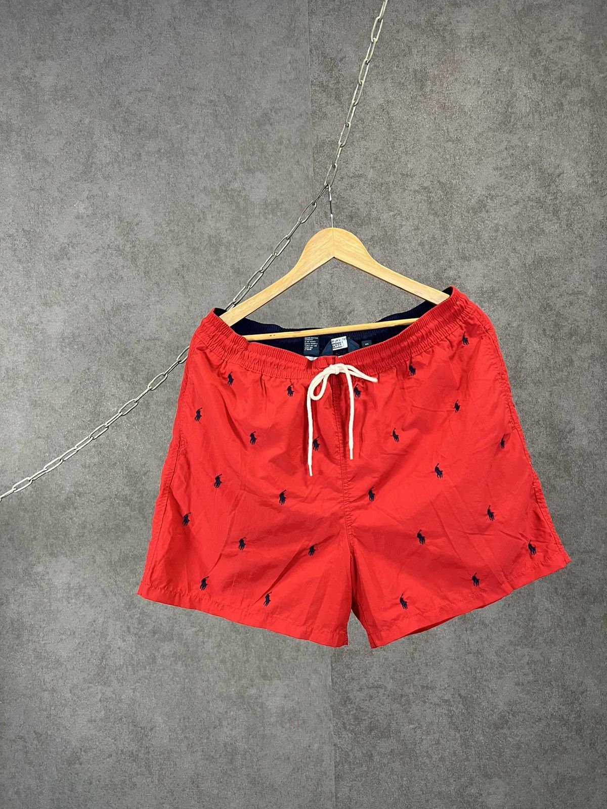 Polo Ralph Lauren Polo Ralph Lauren vintage monogram nylon shorts Size US 36 / EU 52 - 1 Thumbnail