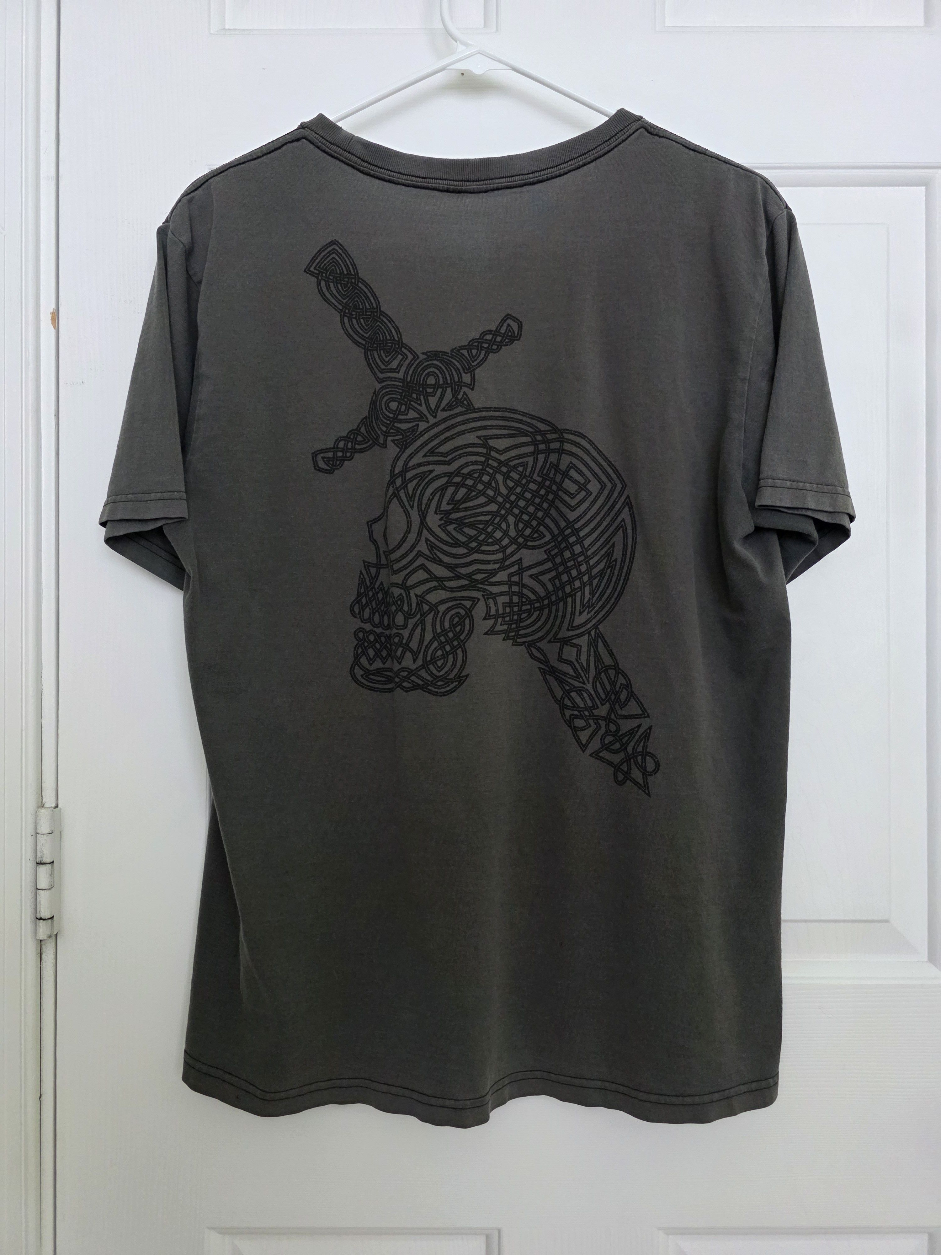 Number (N)ine Number (N)ine AW06 "Noir" Skull & Sword Shirt Sz 3 Size US M / EU 48-50 / 2 - 4 Thumbnail