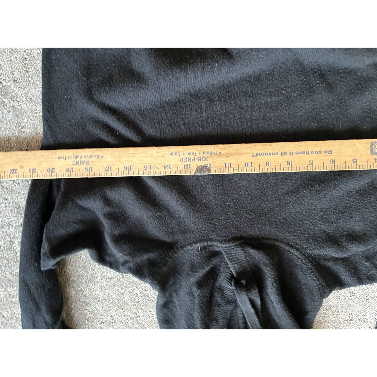 Gap Gap Women Black Pullover Hoodie Small Solid Cotton Blend Size S / US 4 / IT 40 - 4 Thumbnail