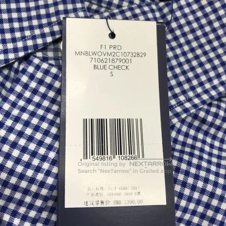 Polo Ralph Lauren Polo Ralph Lauren Men's Blue Plaid Long. Size US S / EU 44-46 / 1 - 5 Thumbnail