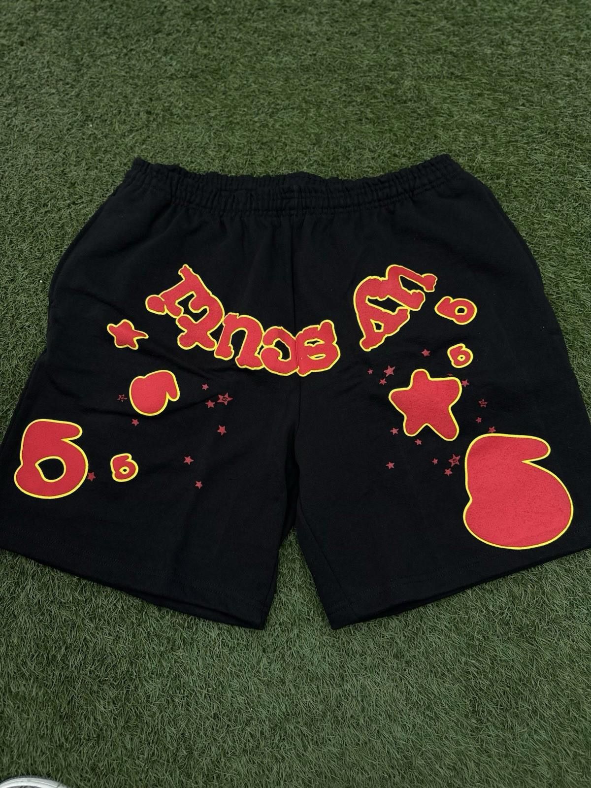 Sp5der Sp5der OG Web V2 Phantom Sweatshort “Black Red” Brand New XL Size US 36 / EU 52 - 1 Thumbnail