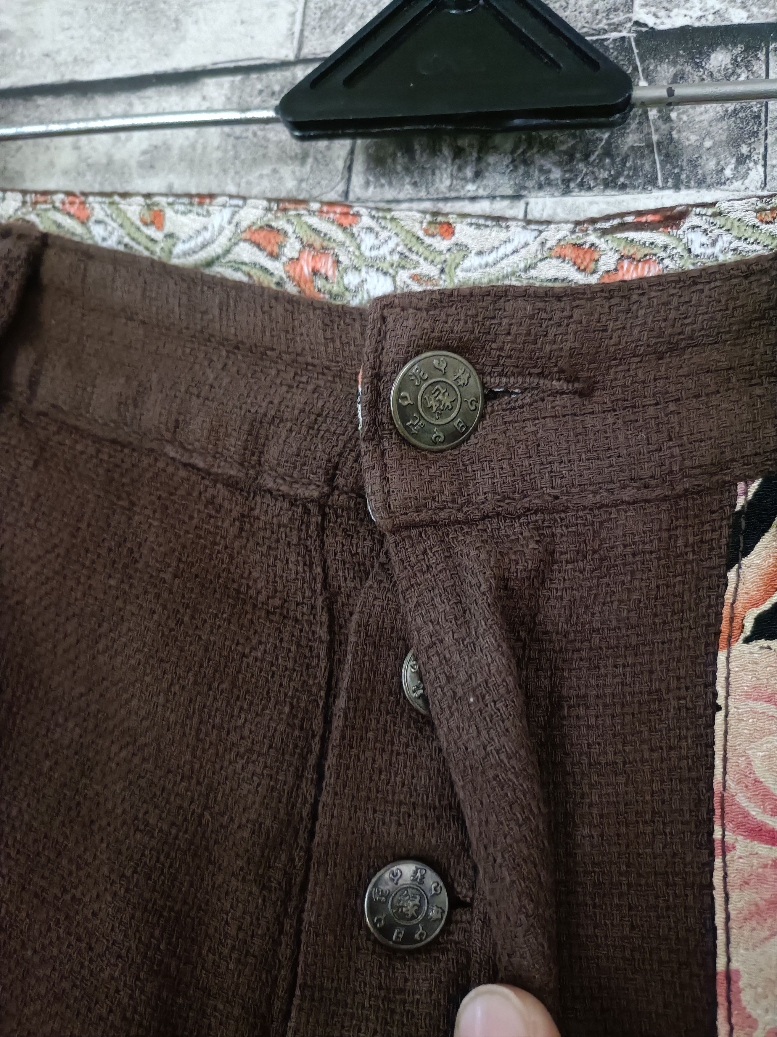 Japanese Brand Vintage gemstone japan art patches jorts pants Size US 34 / EU 50 - 4 Thumbnail