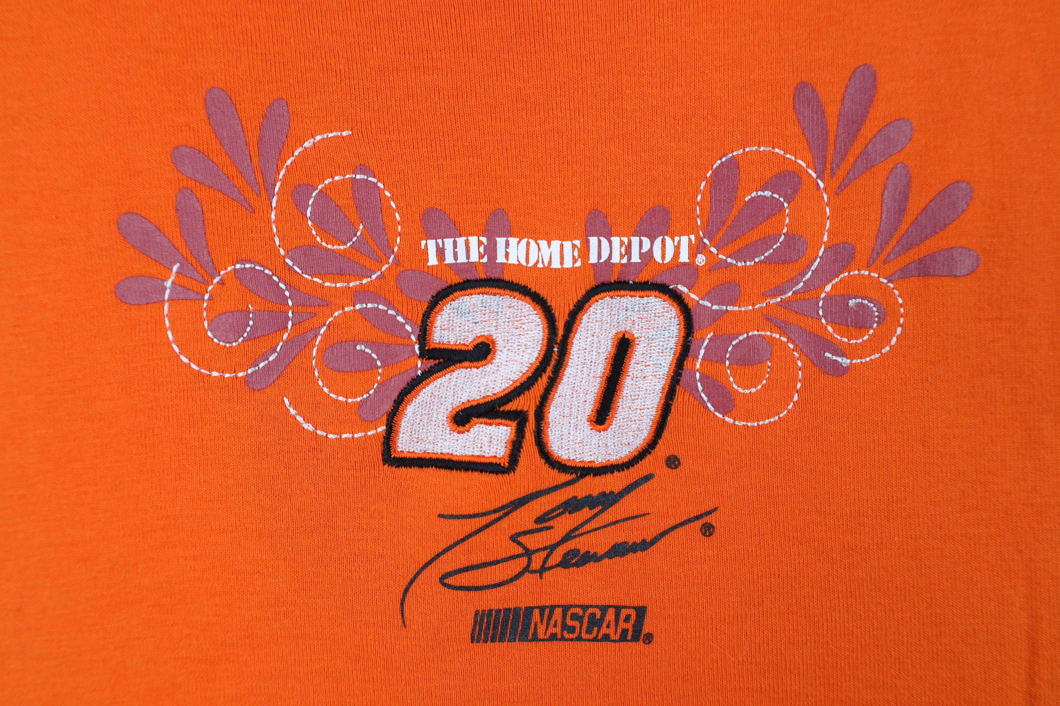 Vintage Vintage Y2K NASCAR Tony Stewart Racing Ribbed Knit T-Shirt Size XL / US 12-14 / IT 48-50 - 4 Thumbnail