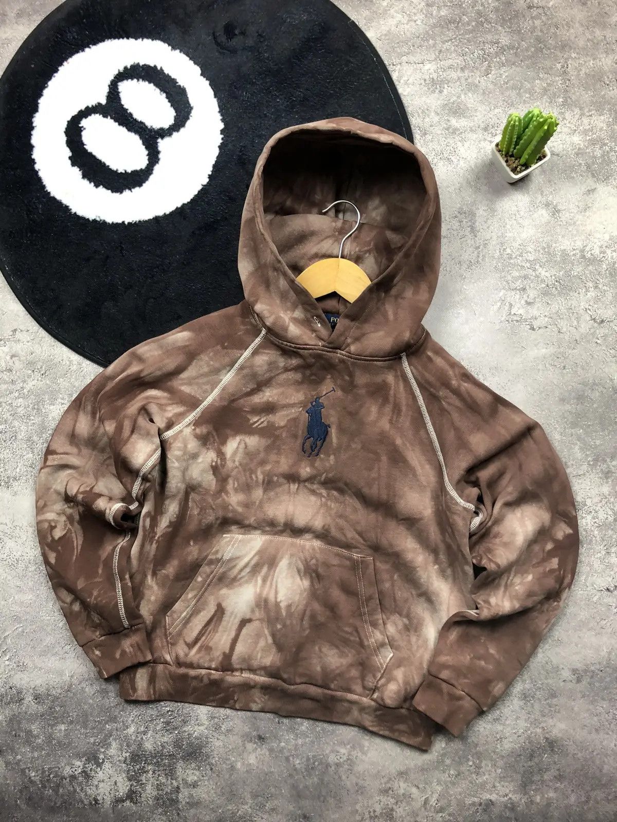 POLO RALPH LAUREN Tie Die Big Centre Logo Pony Streetwear