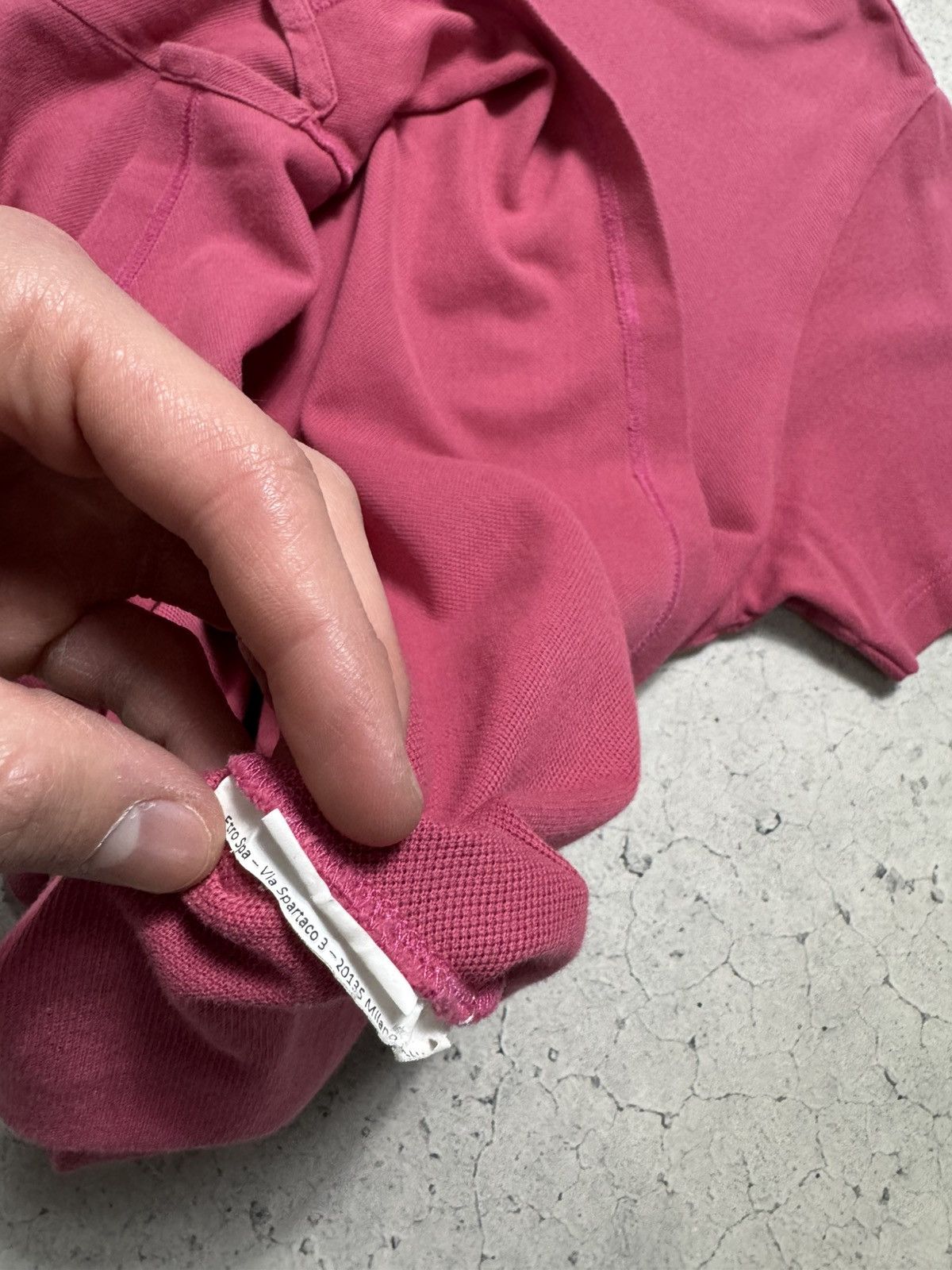 Etro Etro Luxury Polo Shirt Pink Size L Size US L / EU 52-54 / 3 - 8 Thumbnail