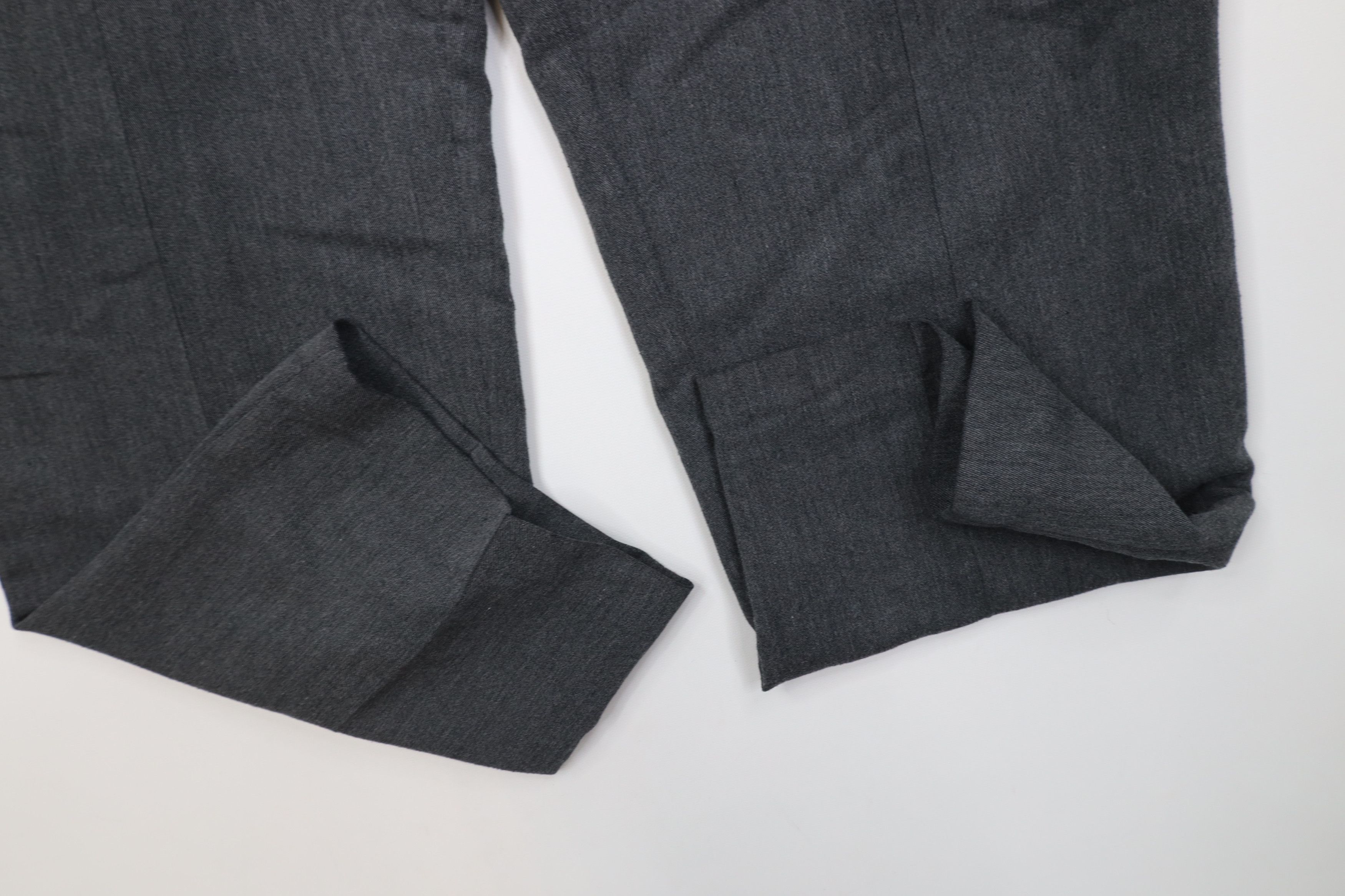 Vintage Vintage 90s Rayon Gabardine Blend Wide Leg Chino Pants Gray Size US 36 / EU 52 - 5 Thumbnail