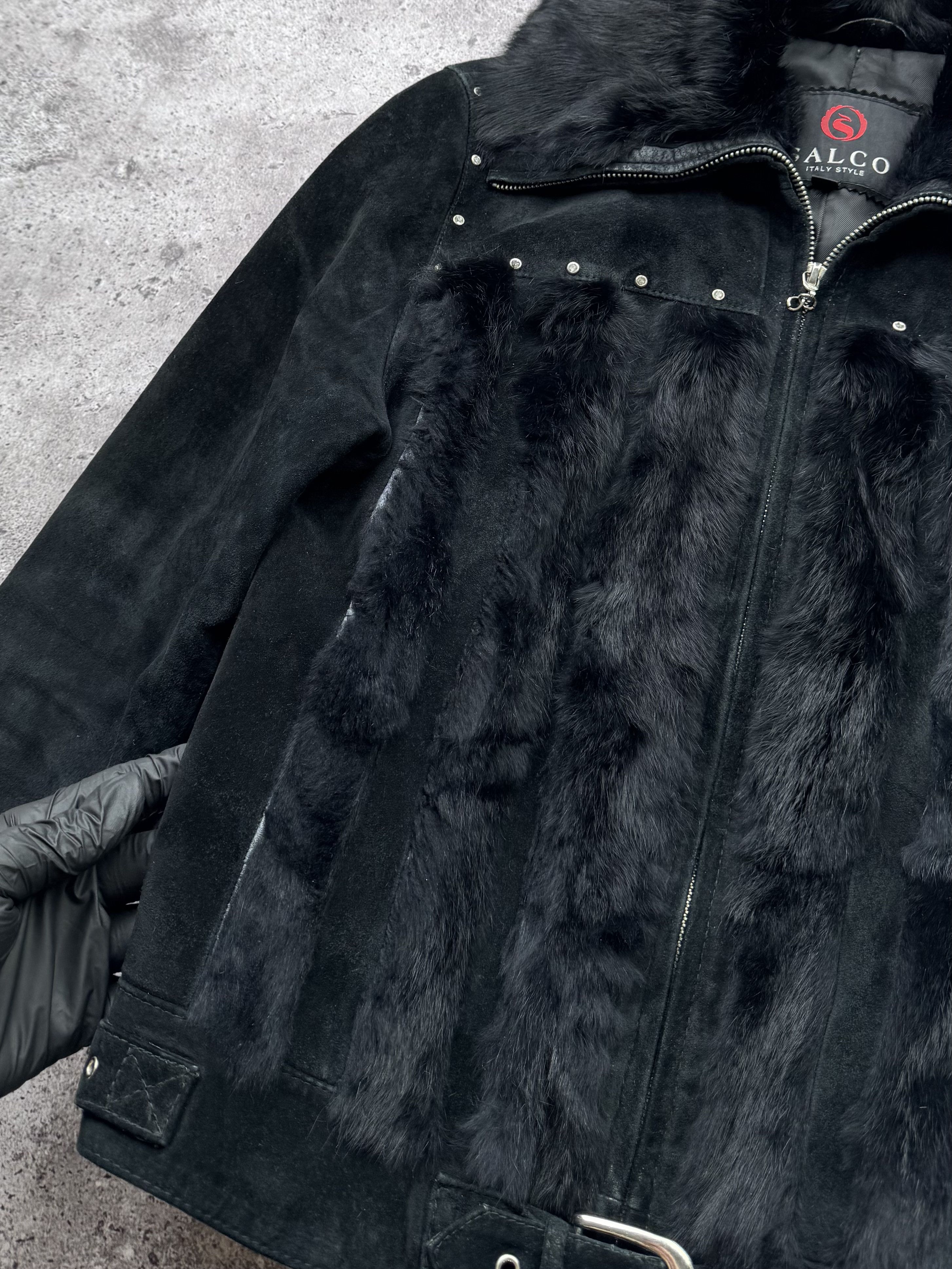 Japanese Brand Vintage Real Fur/Suede Cropped Jacket C418(V233) Size S / US 4 / IT 40 - 5 Thumbnail