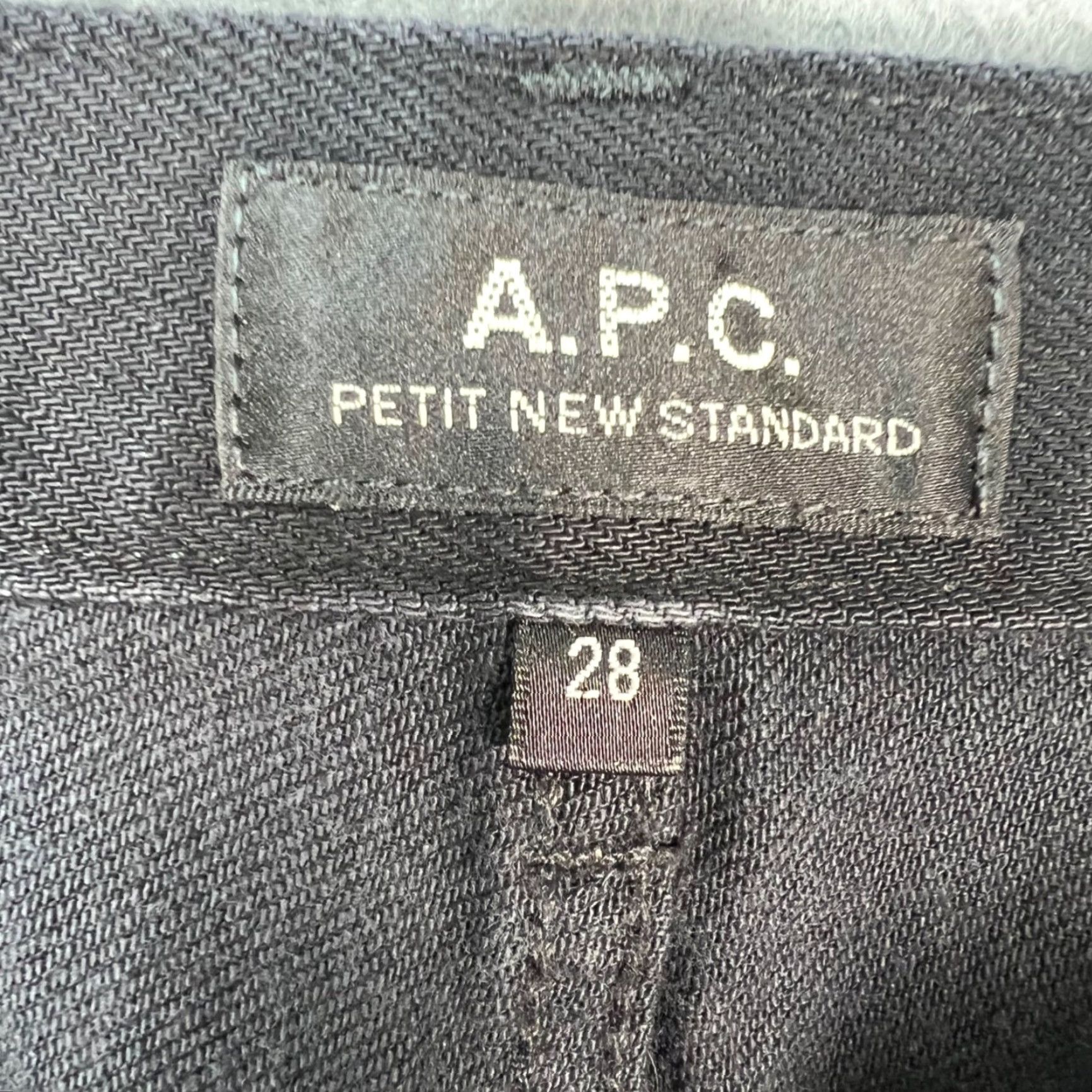 A.P.C. A.P.C. Jeans Slim Adult Mens 28 Black Petit New Standard Denim 5-Pocket Style Skinny Vintage No Size US 28 / EU 44 - 3 Thumbnail