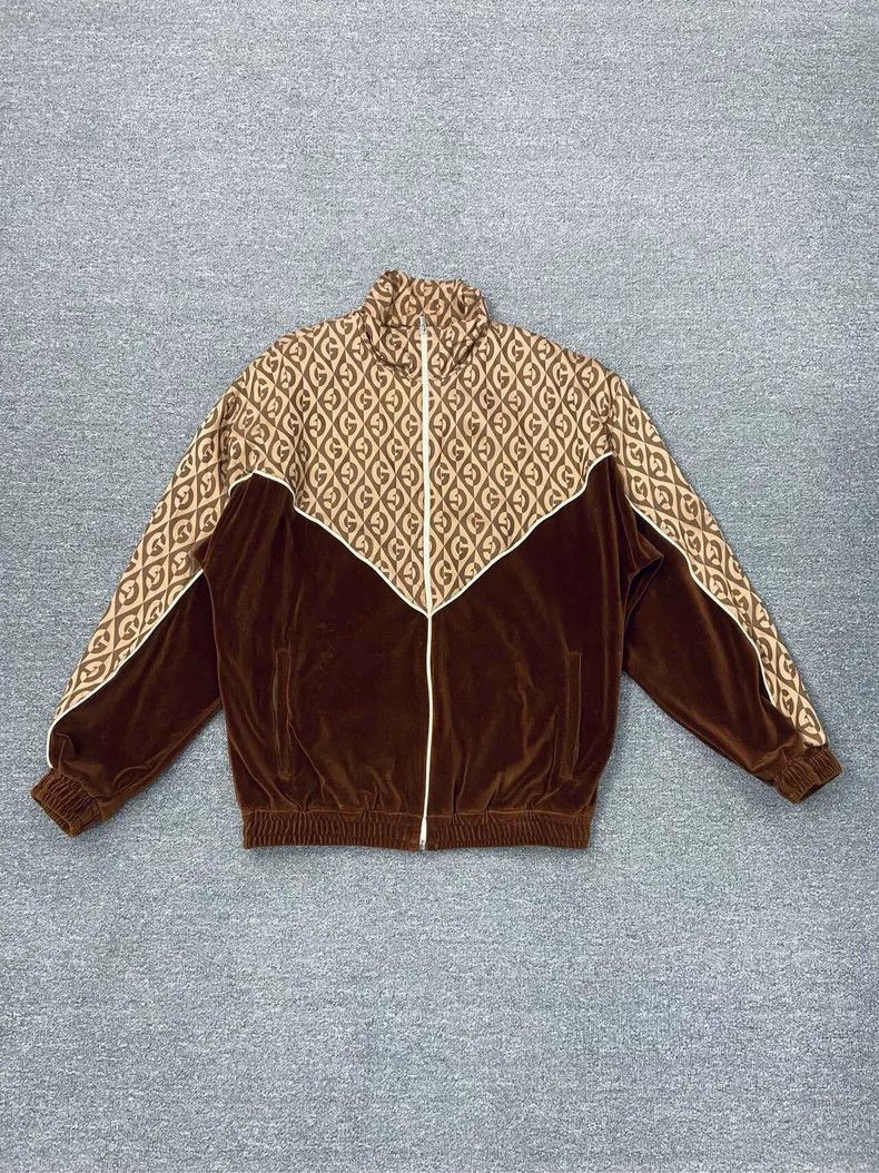 Gucci Gucci Classic G Print Velvet Jacket-2506 Size US S / EU 44-46 / 1 - 1 Thumbnail