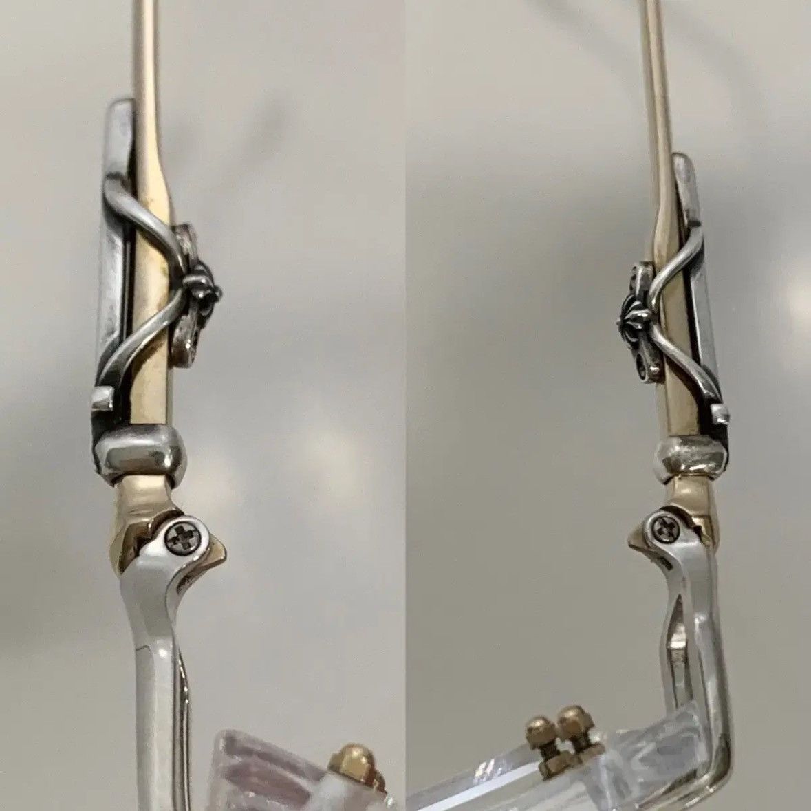 Chrome Hearts LORDIE SILVER&GOLD Frameless Glasses Size ONE SIZE - 6 Thumbnail