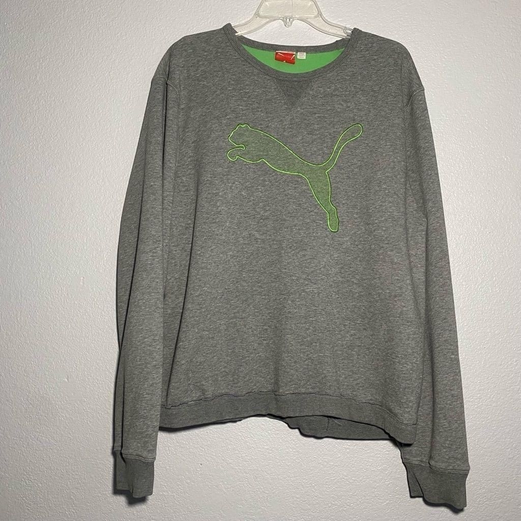 Puma Puma Men's Gray Sweatshirt Size XL Size US XL / EU 56 / 4 - 1 Thumbnail
