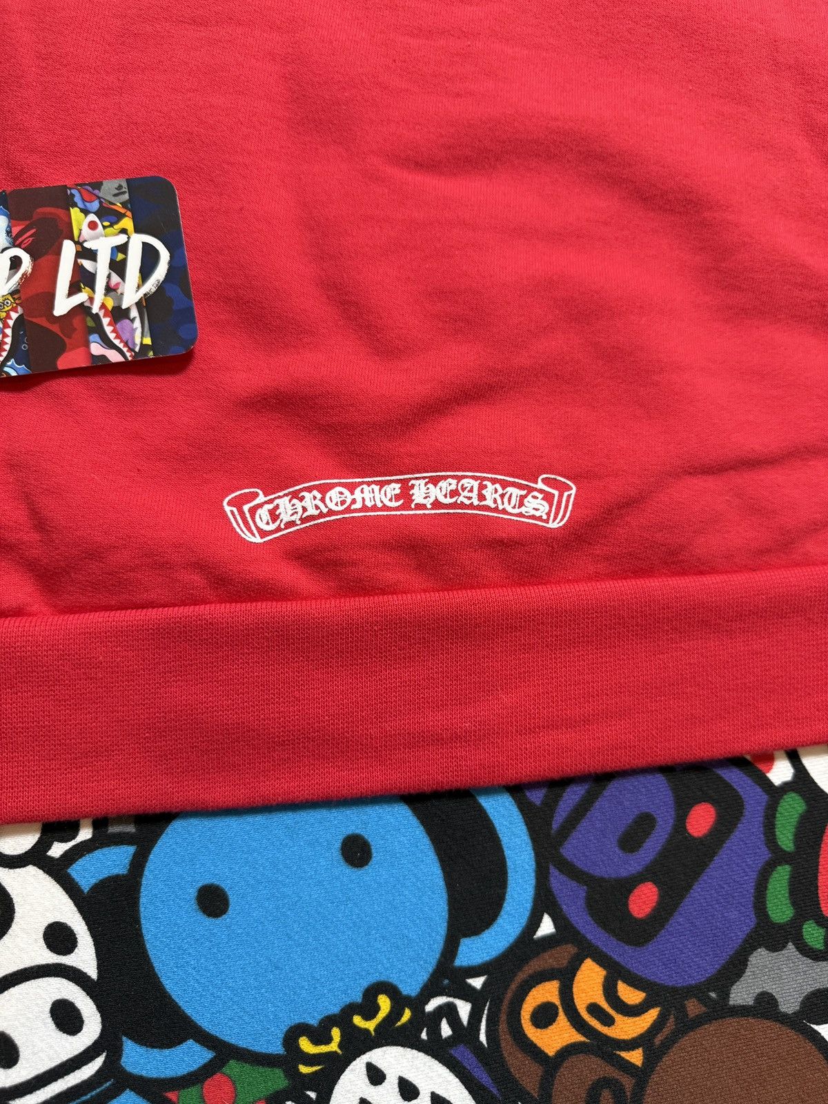 Chrome Hearts Chrome Hearts Red Scroll Logo Pullover Hoodie Size US XL / EU 56 / 4 - 14 Thumbnail