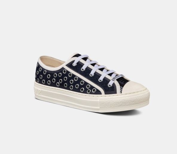 image of O1W1Db10224 Walk N Dior Sneakers In Blue & White in Blue/White, Women's (Size 12)