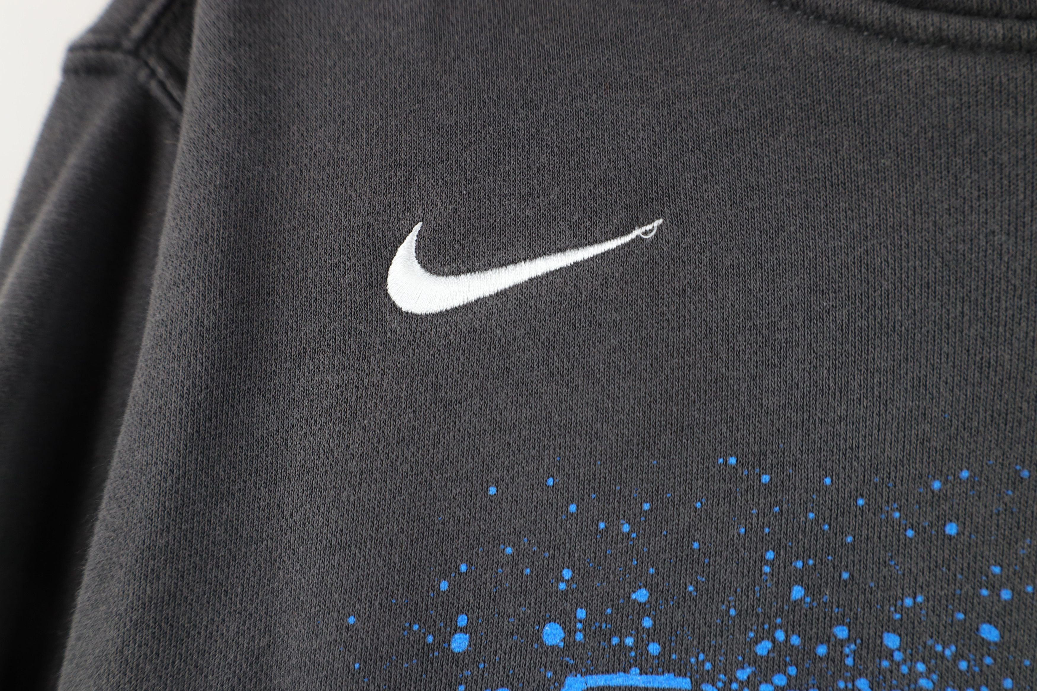 Nike Vintage Y2K Nike Volleyball Spell Mini Swoosh Hoodie Gray Size L / US 10 / IT 46 - 5 Thumbnail