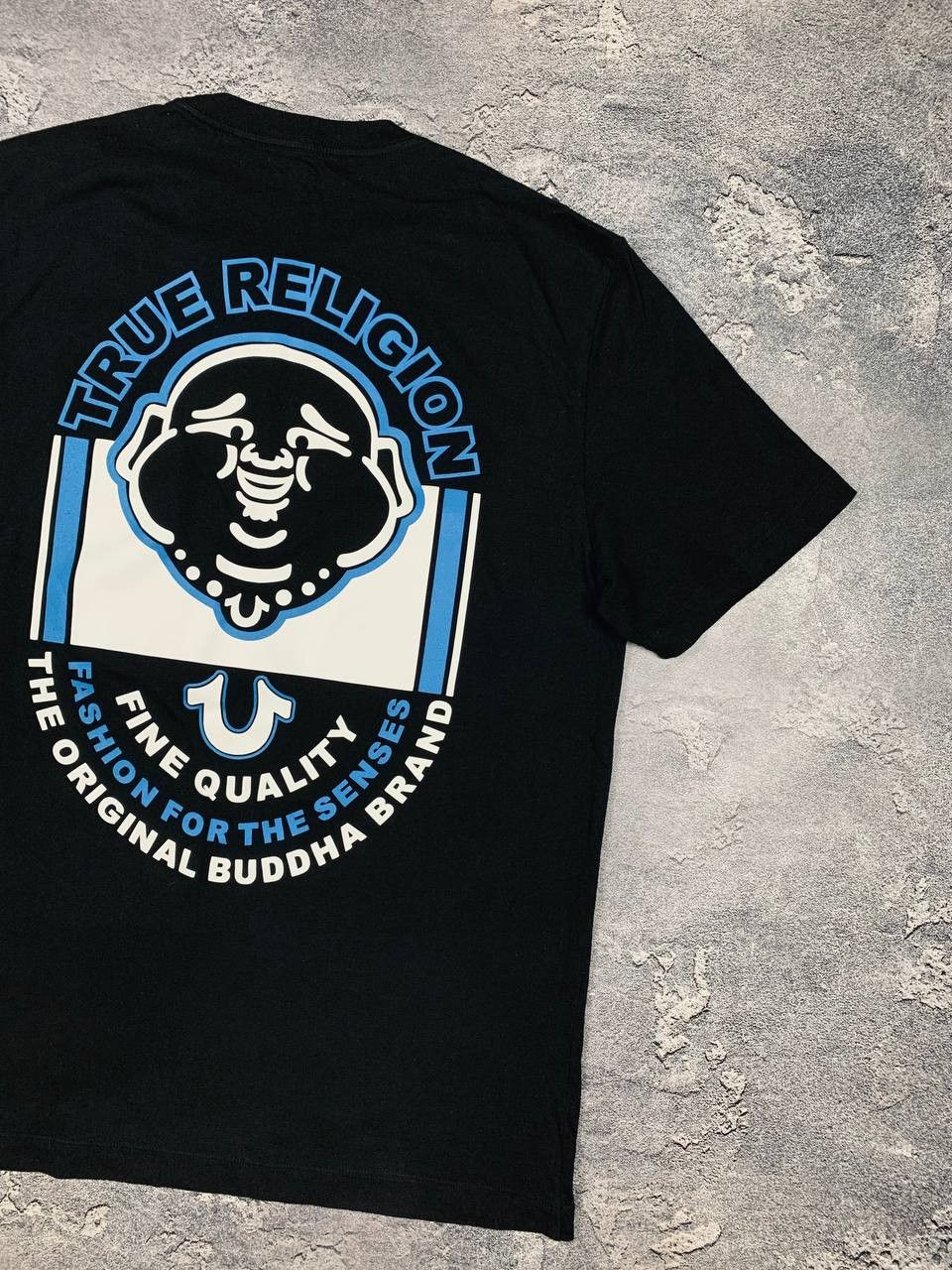 True Religion True Religion Black Tee XL Buddha Logo Large Back Graphic Size US XL / EU 56 / 4 - 10 Thumbnail