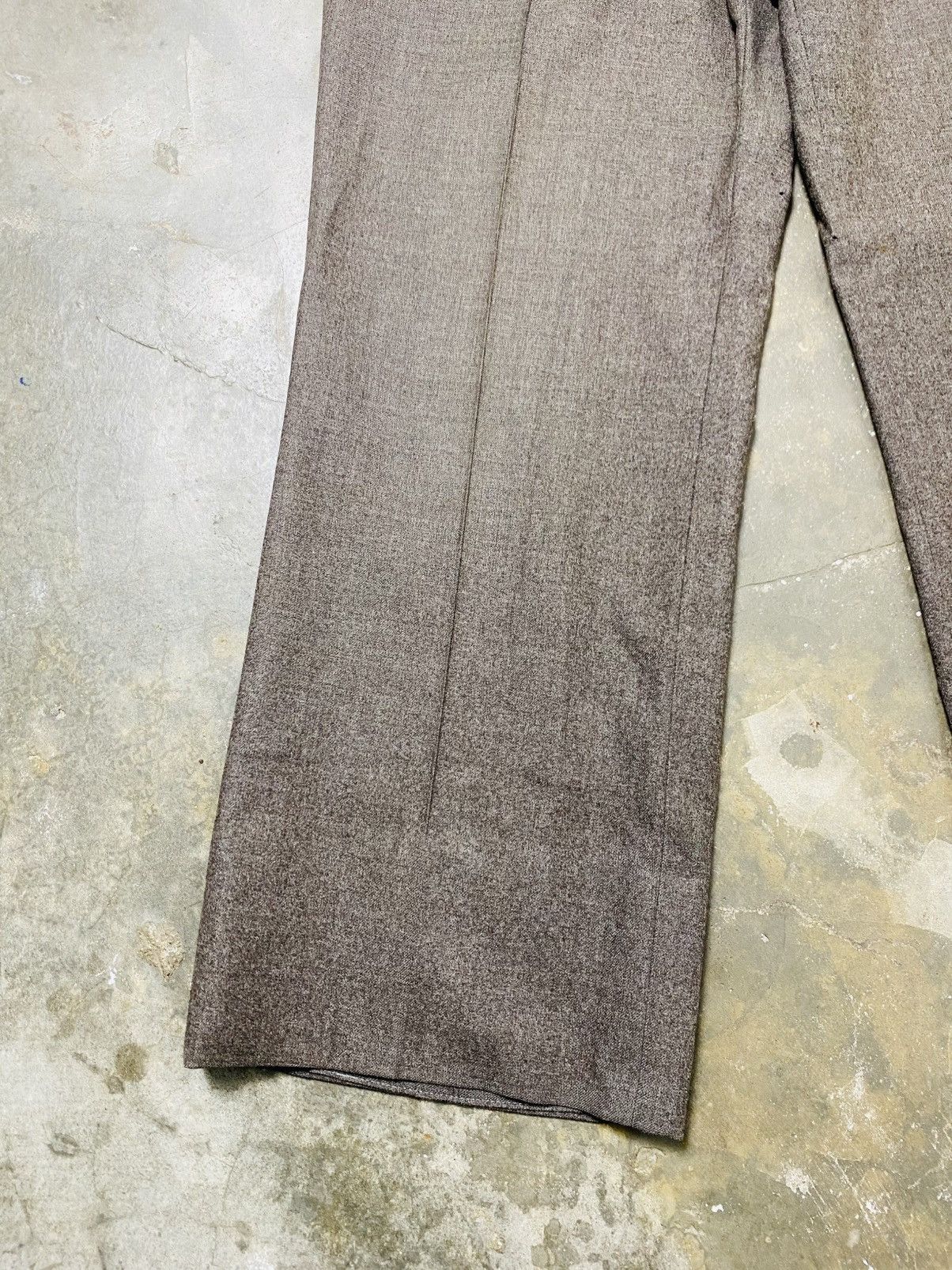 Burberry Vintage 90a Burberry Wool Pants Size US 33 - 3 Thumbnail