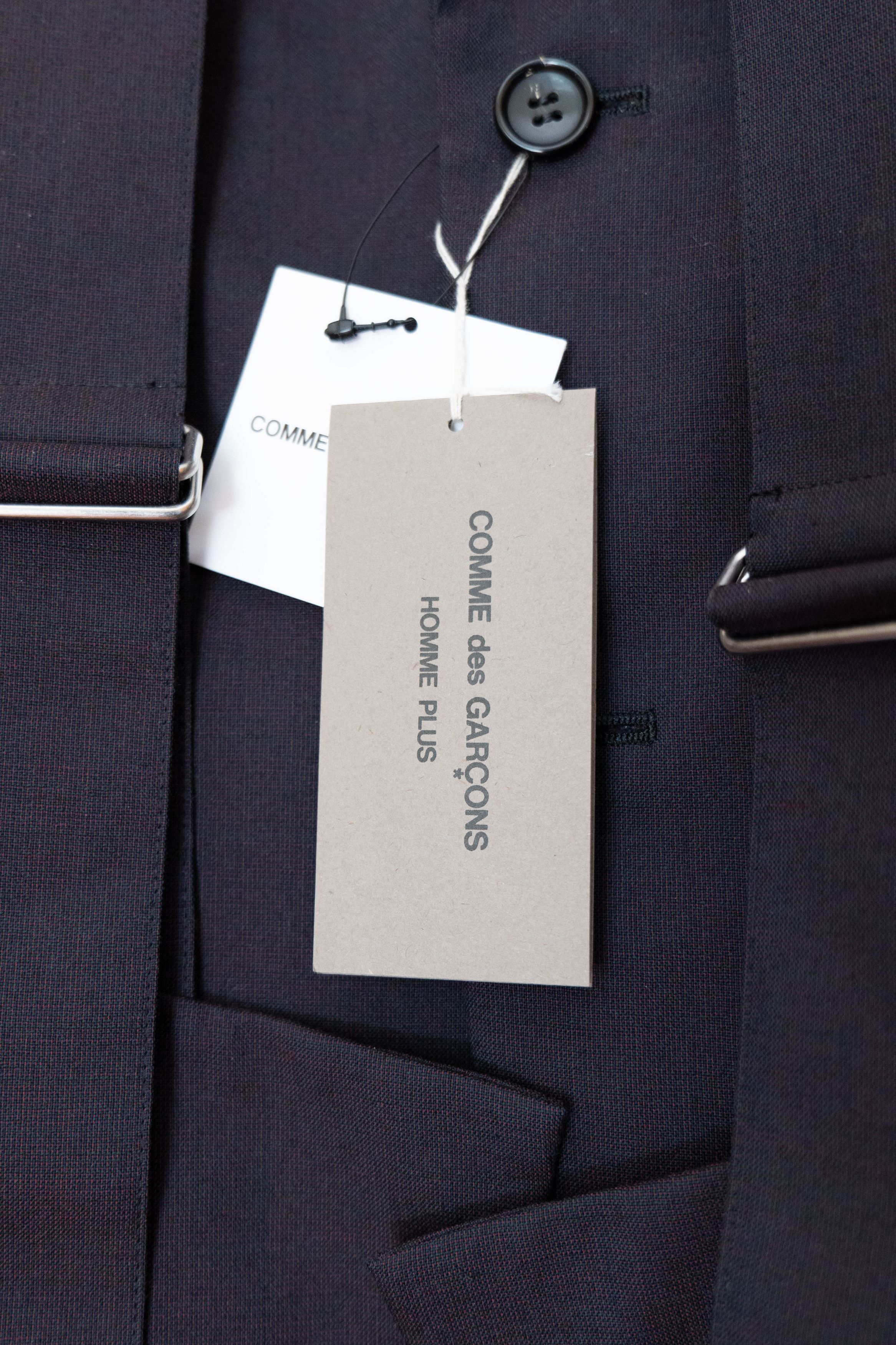 Comme des Garcons Homme Plus NWT SS20 strapped wool jacket Size US M / EU 48-50 / 2 - 3 Thumbnail