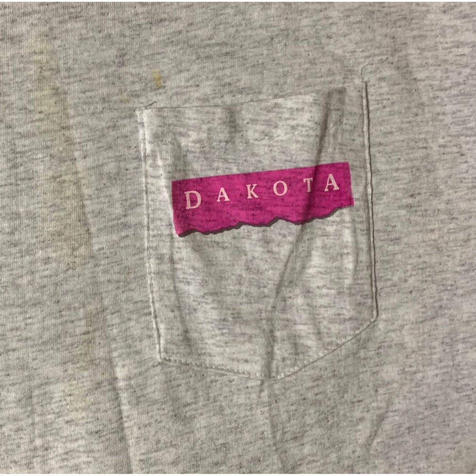 Vintage VINTAGE 90s Dakota Cigarettes Single Stitch T Shirt Gray XL Mens Size US XL / EU 56 / 4 - 5 Thumbnail