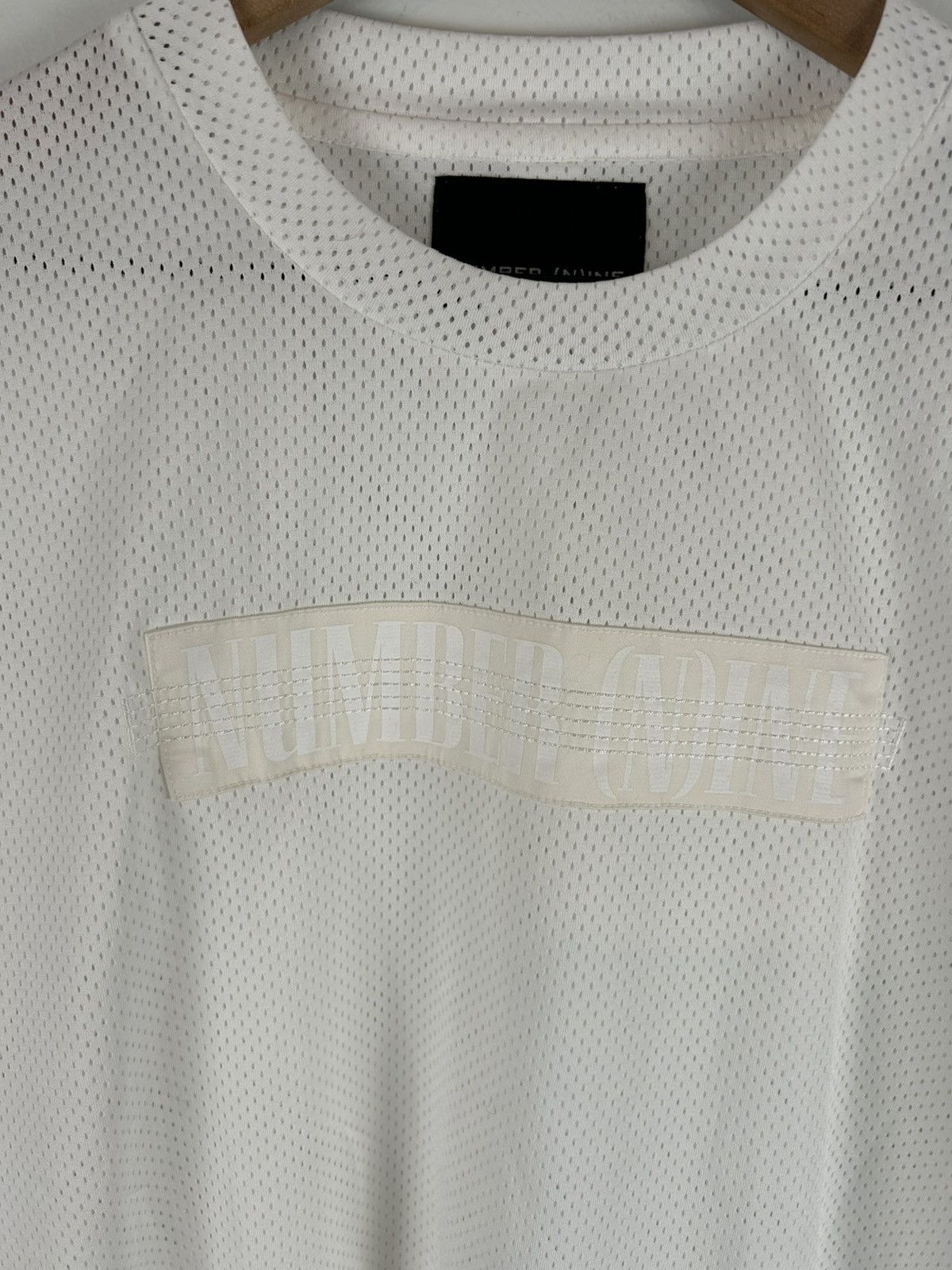 Number (N)ine Number Nine Mesh Box Logo T-Shirt Size US M / EU 48-50 / 2 - 2 Thumbnail