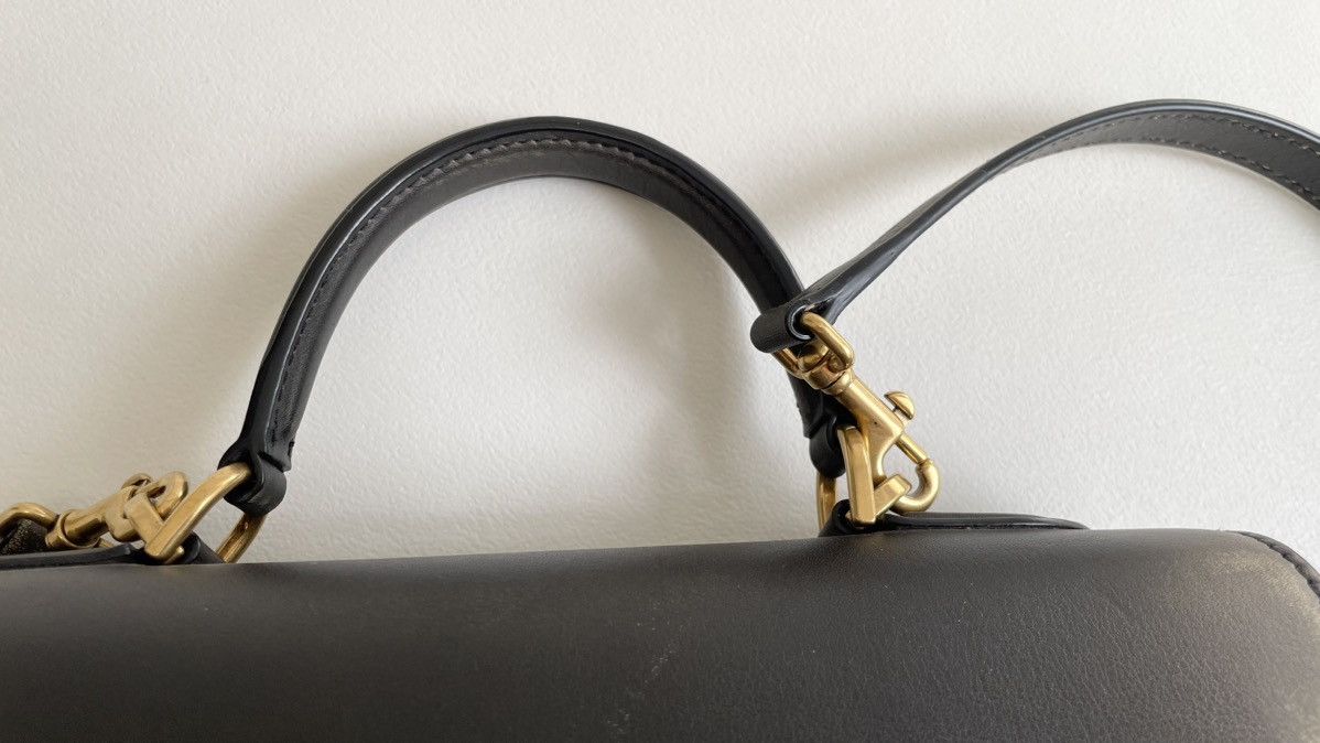 Balenciaga Olive Distressed Leather ‘Money’ Hand Bag Size ONE SIZE - 8 Thumbnail