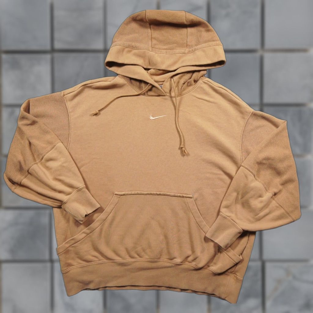 Nike Nike Sweatshirt Womens Medium Tan Hoodie Everyday Modern Fleece Center Swoosh Size M / US 6-8 / IT 42-44 - 1 Thumbnail